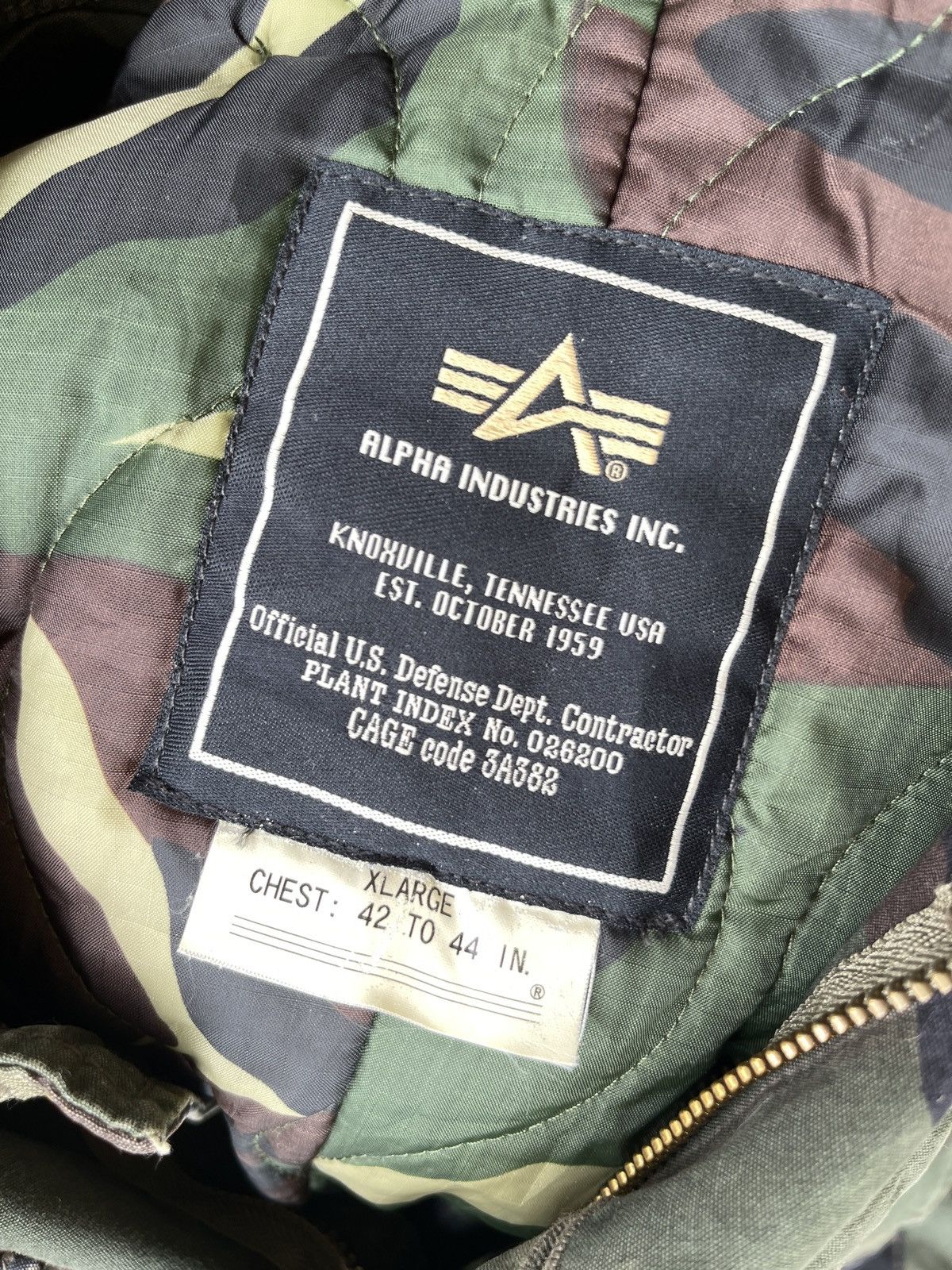 Alpha Industries Alpha Industries Camo Field Jacket Size US XL / EU 56 / 4 - 12 Thumbnail