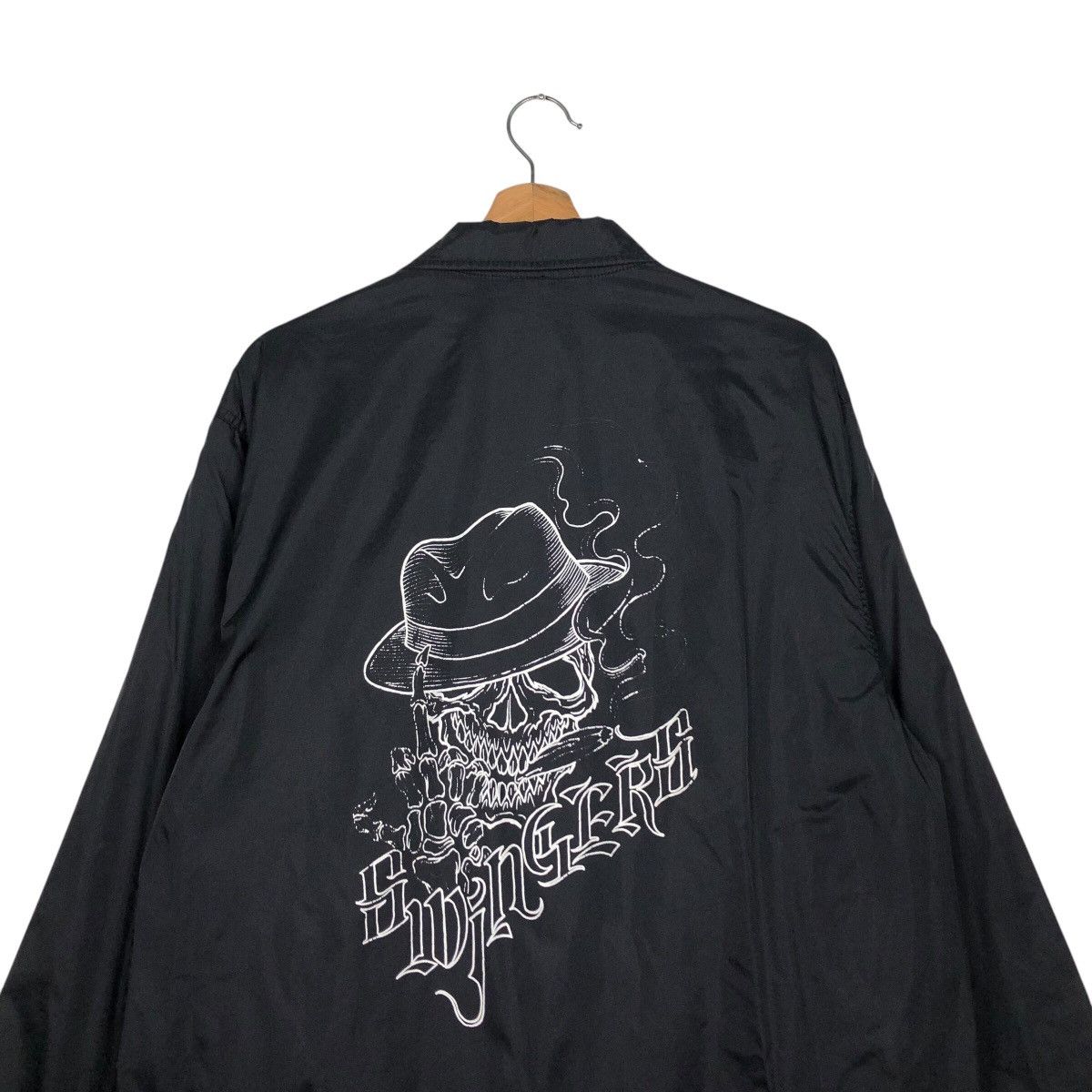 Hysteric Glamour 📌Vintage Snap Button Jacket United Sports Big Logo Skeleton Size US M / EU 48-50 / 2 - 10 Thumbnail