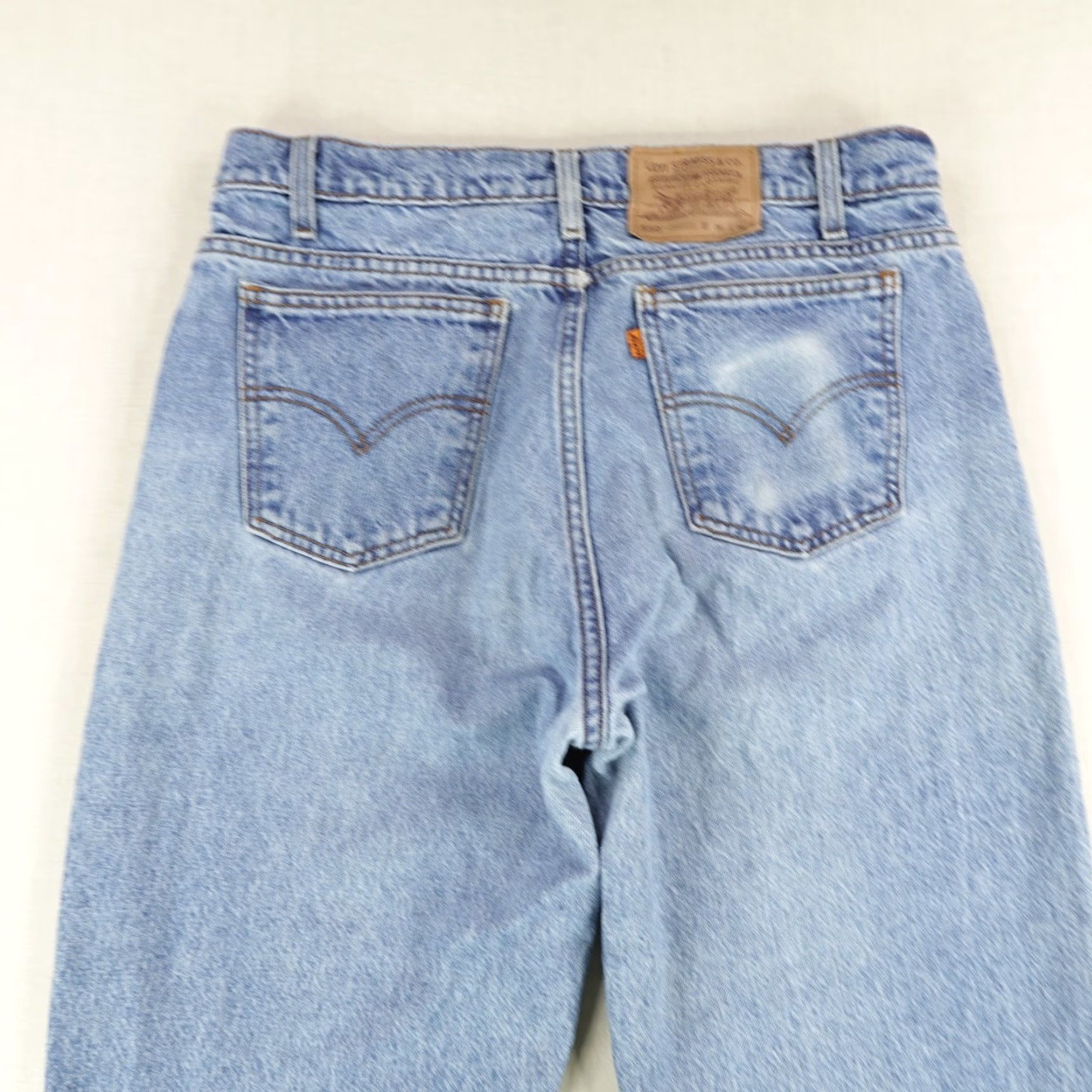 Levi's VINTAGE Levi's Jeans Mens 36x32 Blue Denim 550 Relaxed Tapered Fit Orange Tab 90s Mens/Jeans/Levi's 550/Regular/Blue Size US 33 - 5 Thumbnail