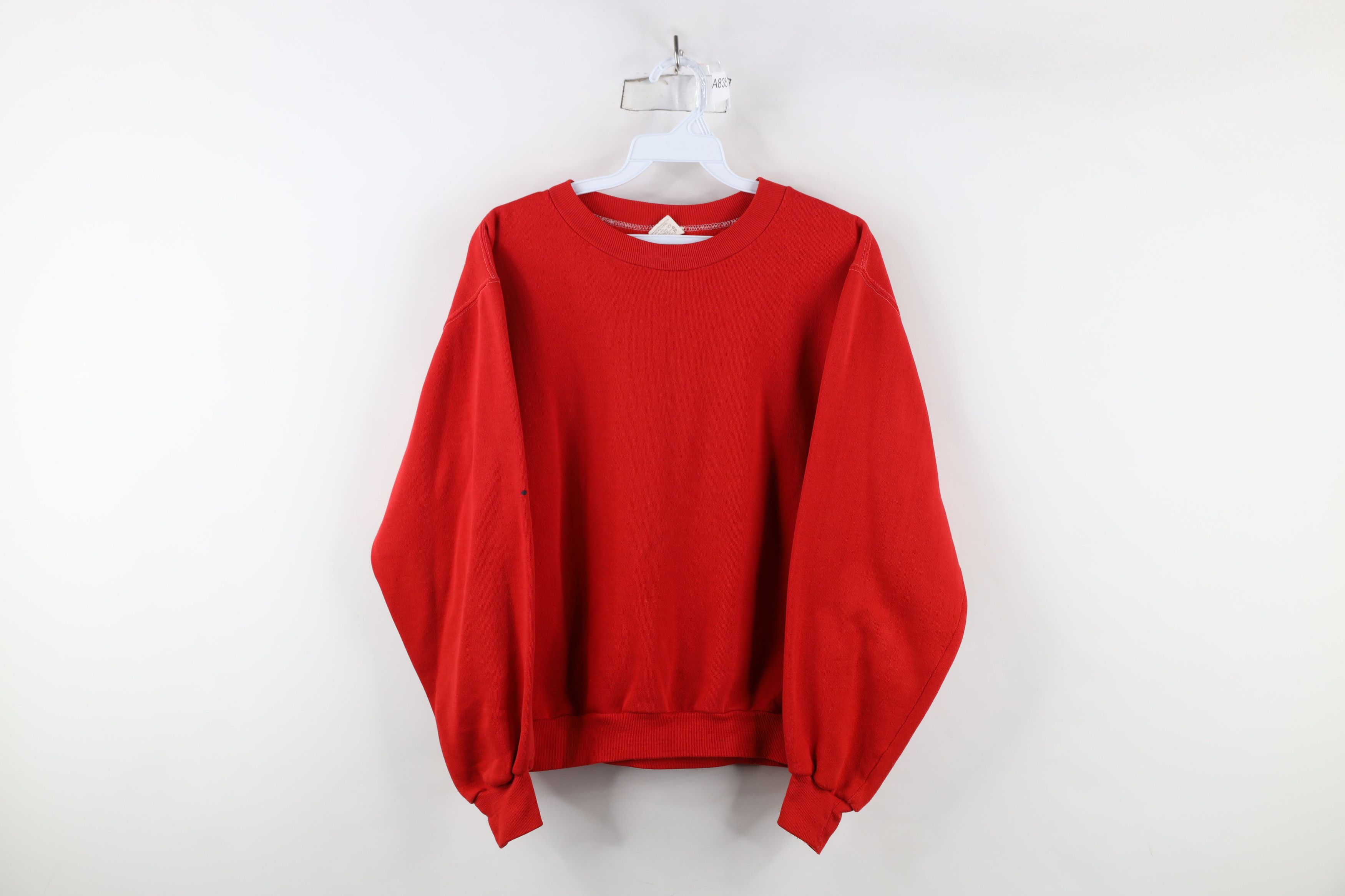 Russell Athletic × Vintage Vintage 70s Russell Athletic Crewneck Sweatshirt Red USA Size S / US 4 / IT 40 - 1 Thumbnail