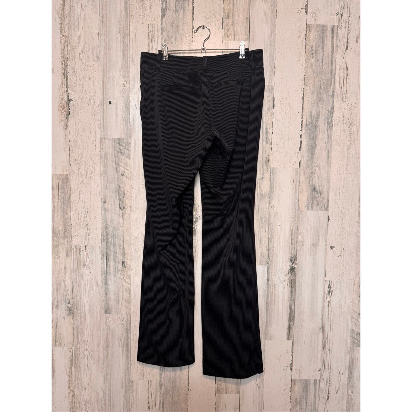 Other New York & Company Career Dress Pants Black Pinstripe Size 6 Size 27" / US 4 / IT 40 - 3 Thumbnail