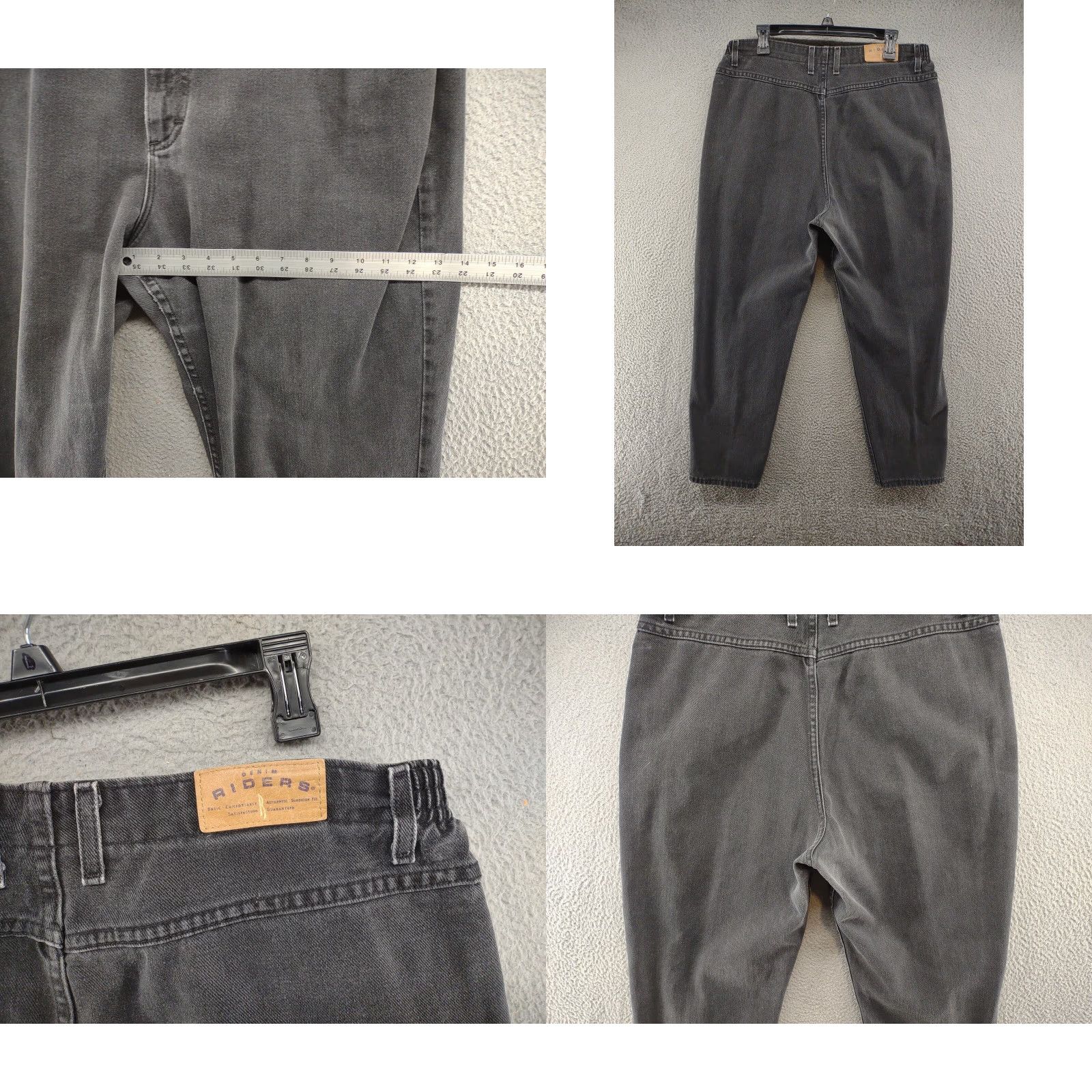 Vintage **VTG Riders High Waist Elastic Waist Mom Jeans Women's Size 18 USA** User: VTG Riders High Waist Elastic Waist Mom Jeans Women's Size 18 USA Size 40" / US 18 - 8 Thumbnail