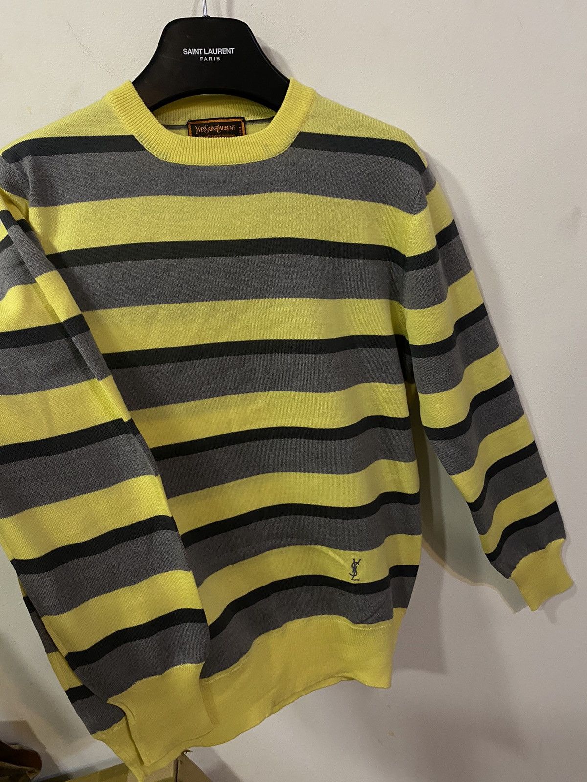 Yves Saint Laurent Italy 80s YSL Sweater Soft Wool Paris Sweatshirt Size US S / EU 44-46 / 1 - 8 Thumbnail