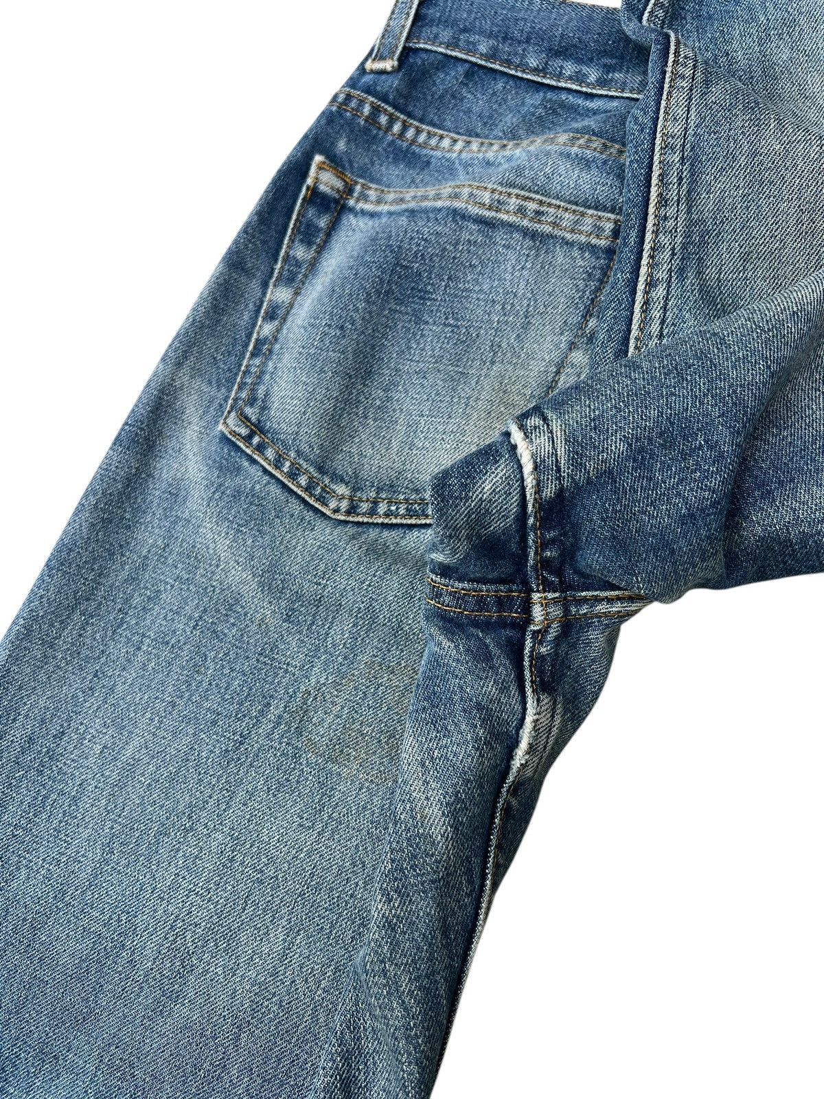 Helmut Lang Vintage Helmut Lang GLJeans Aging Distress Mud Denim Jeans Size US 29 - 22 Thumbnail