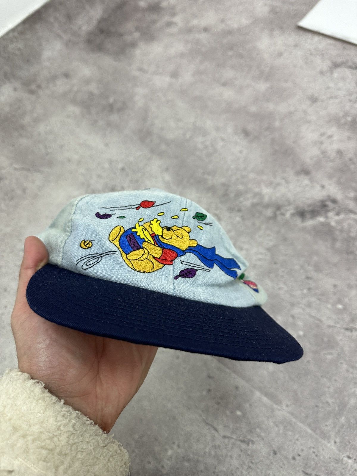 Disney Vintage 90s Disney Winnie The Pooh Jeans Cap embroidered y2k Size ONE SIZE - 1 Thumbnail