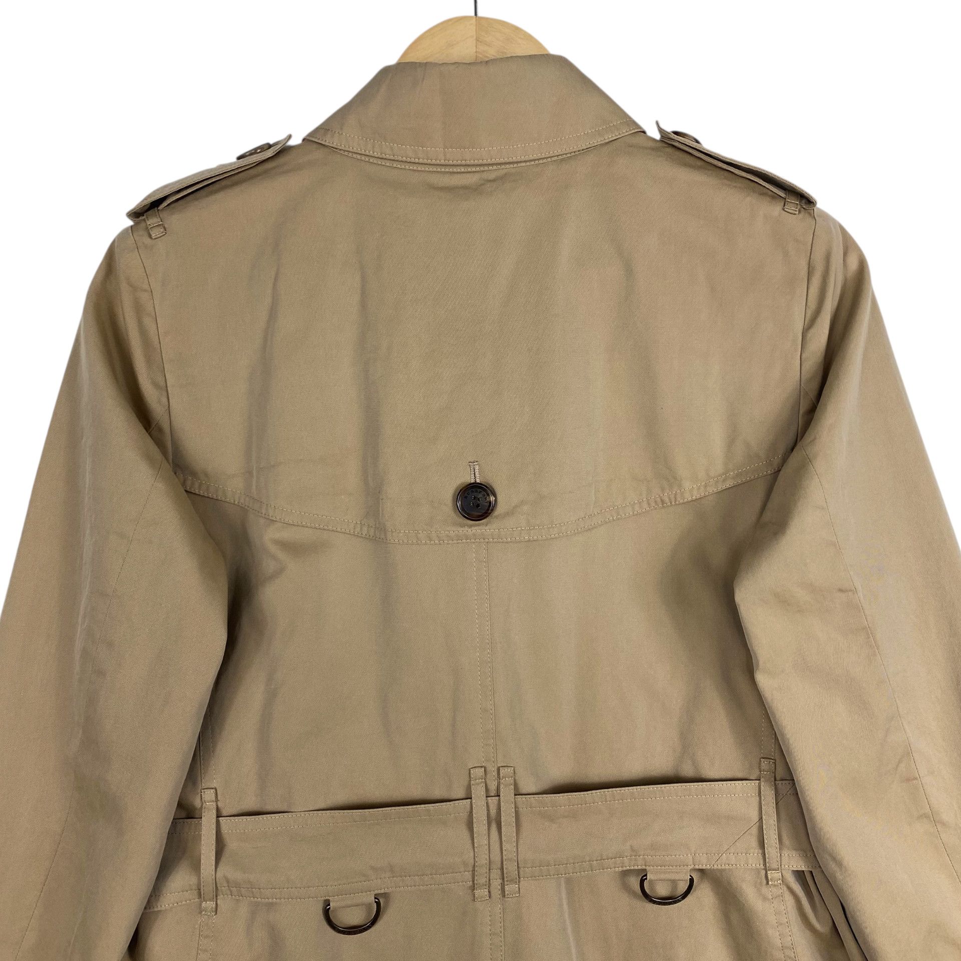 Burberry 💥 BURBERRY DOUBLE BRESTED BIEGE BELTED COAT Size US S / EU 44-46 / 1 - 12 Thumbnail