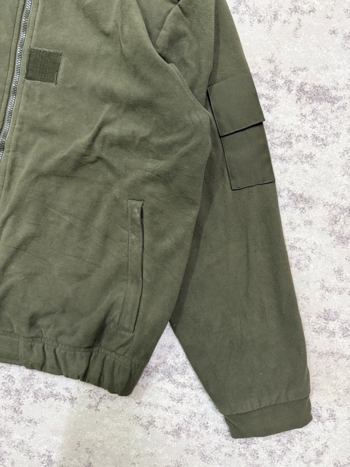 Japanese Brand DMB Product Olive Green Inspired Military Fleece Jacket Size US XL / EU 56 / 4 - 5 Thumbnail
