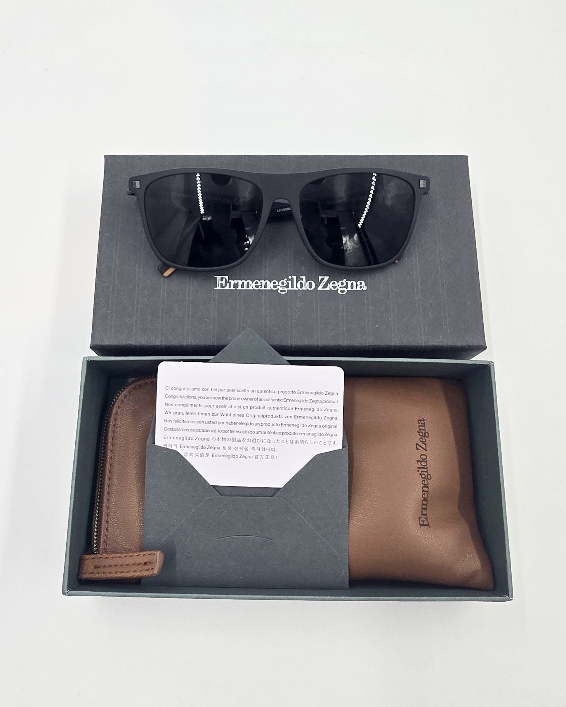 Ermenegildo Zegna ZEGNA EZ 0169 05D Sunglasses Size ONE SIZE - 3 Thumbnail