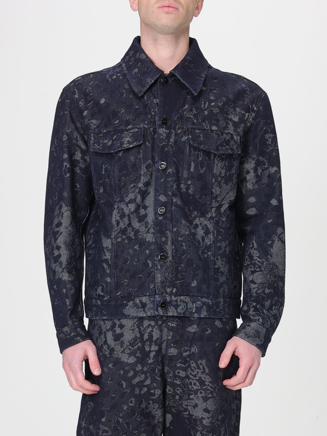 Fendi Jacket Men Blue