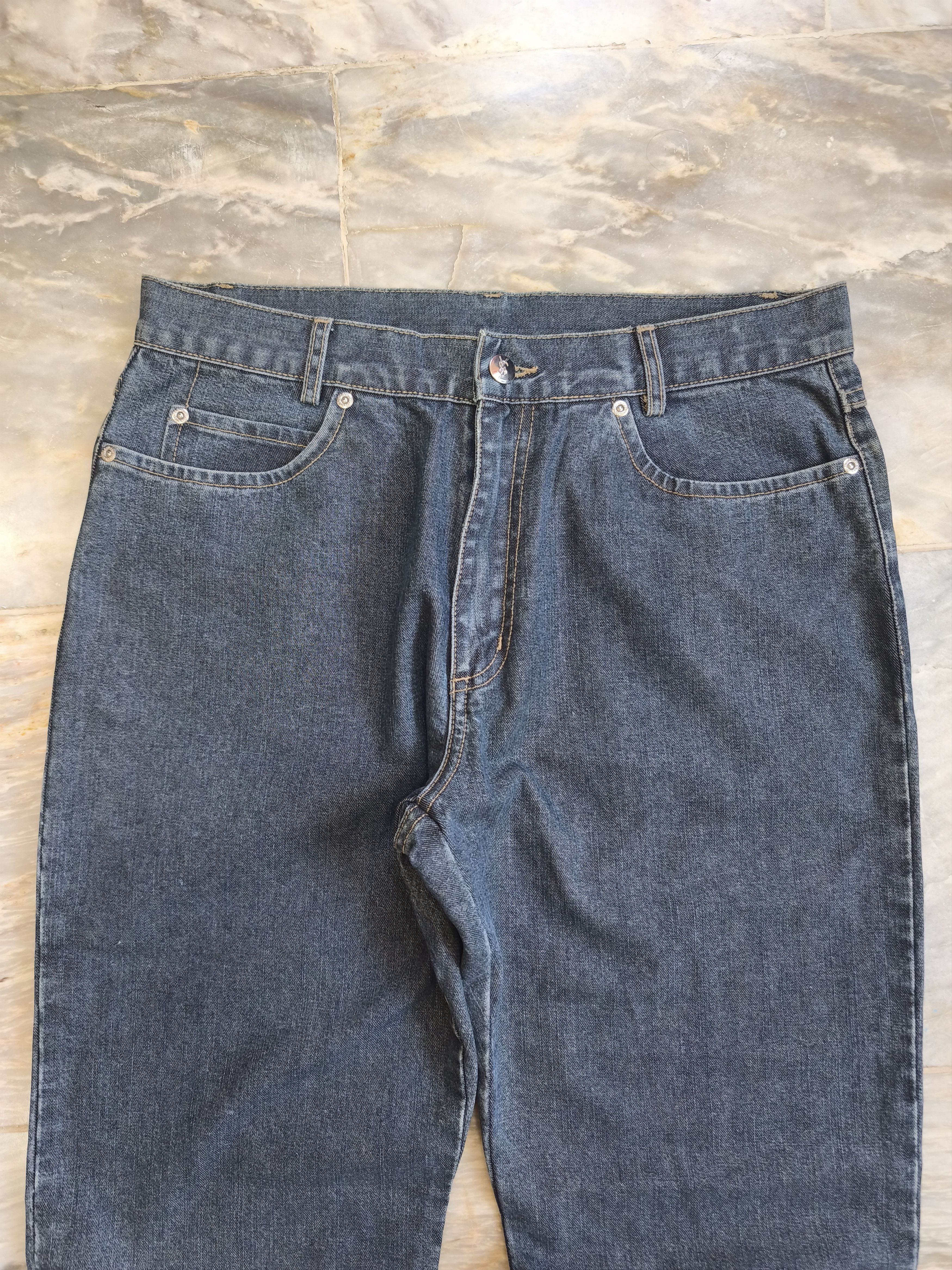 Yves Saint Laurent Vintage YSL Denim Jeans Size US 32 / EU 48 - 2 Thumbnail