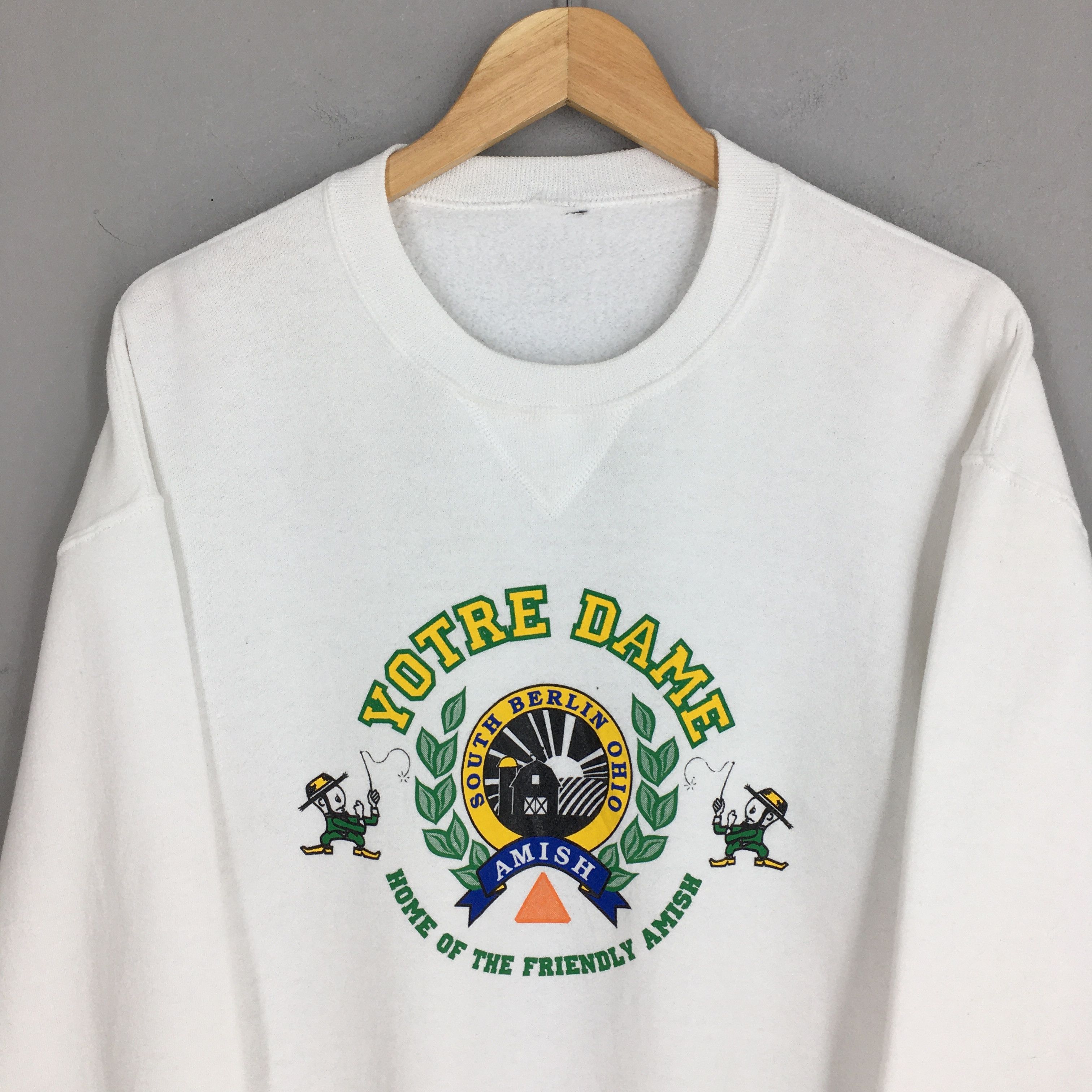 NCAA × Russell Athletic Vintage 90s Notre Dame Fighting Irish Ncaa Sweatshirt Large Size US L / EU 52-54 / 3 - 2 Thumbnail