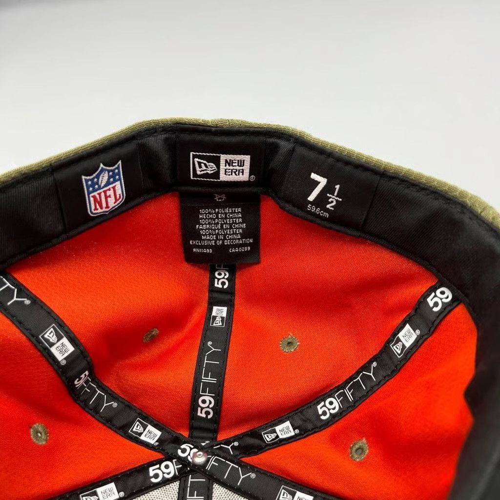 New Era Atlanta Falcons Hat Men 7 1/2 59Fifty New Era NFL Fitted Cap Size ONE SIZE - 7 Thumbnail