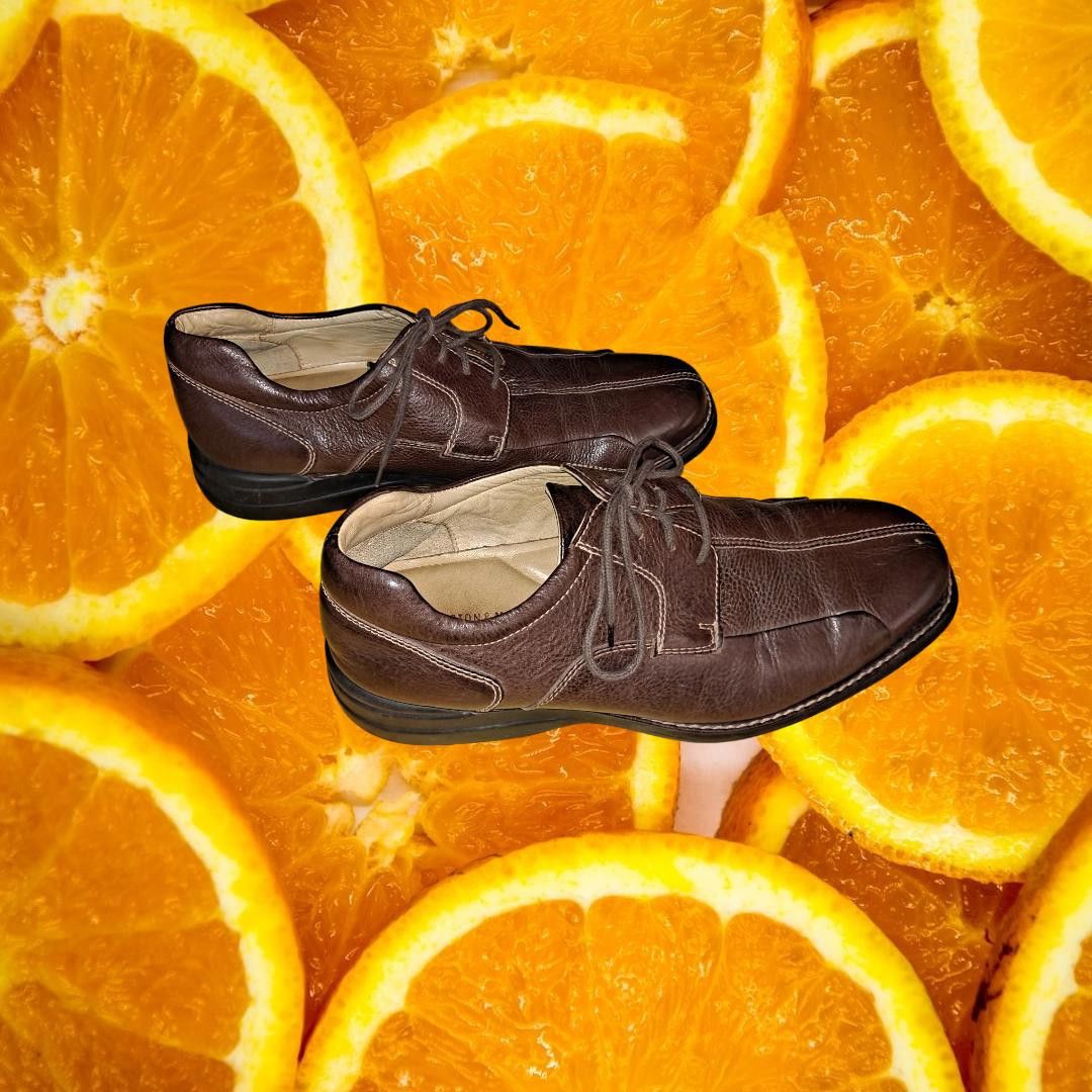 Johnston & Murphy Johnston & Murphy Brown Sheepskin Oxfords Size 10 Size US 10 / EU 43 - 2 Thumbnail