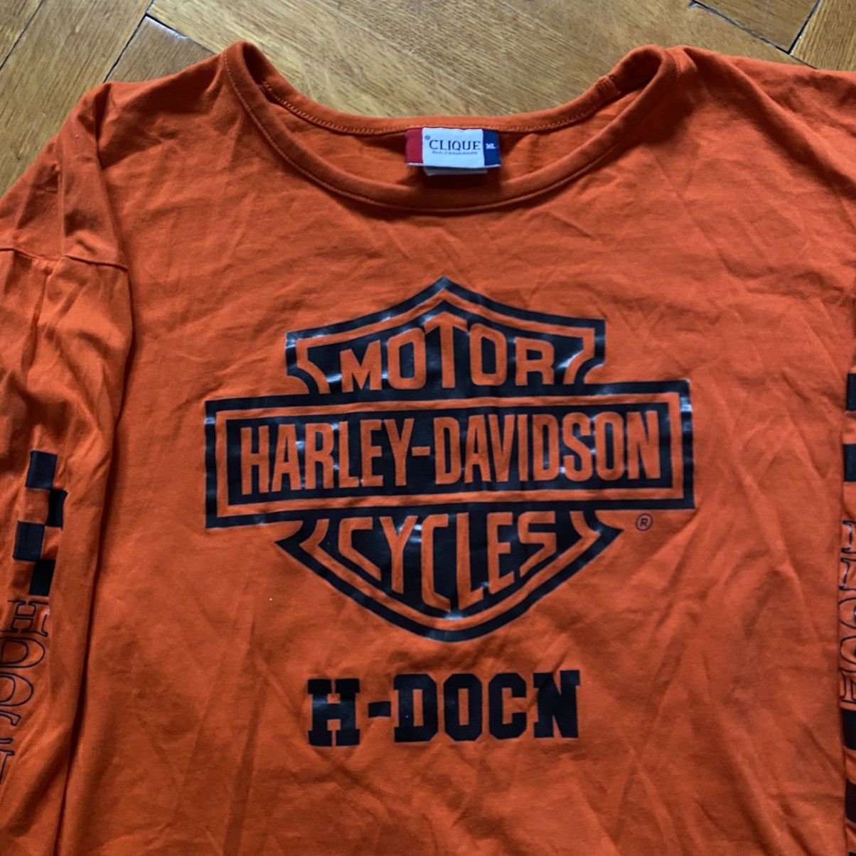 Harley Davidson VINTAGE HARLEY DAVIDSON NORWAY CLUB LONG SLEEVE Size US XL / EU 56 / 4 - 3 Thumbnail