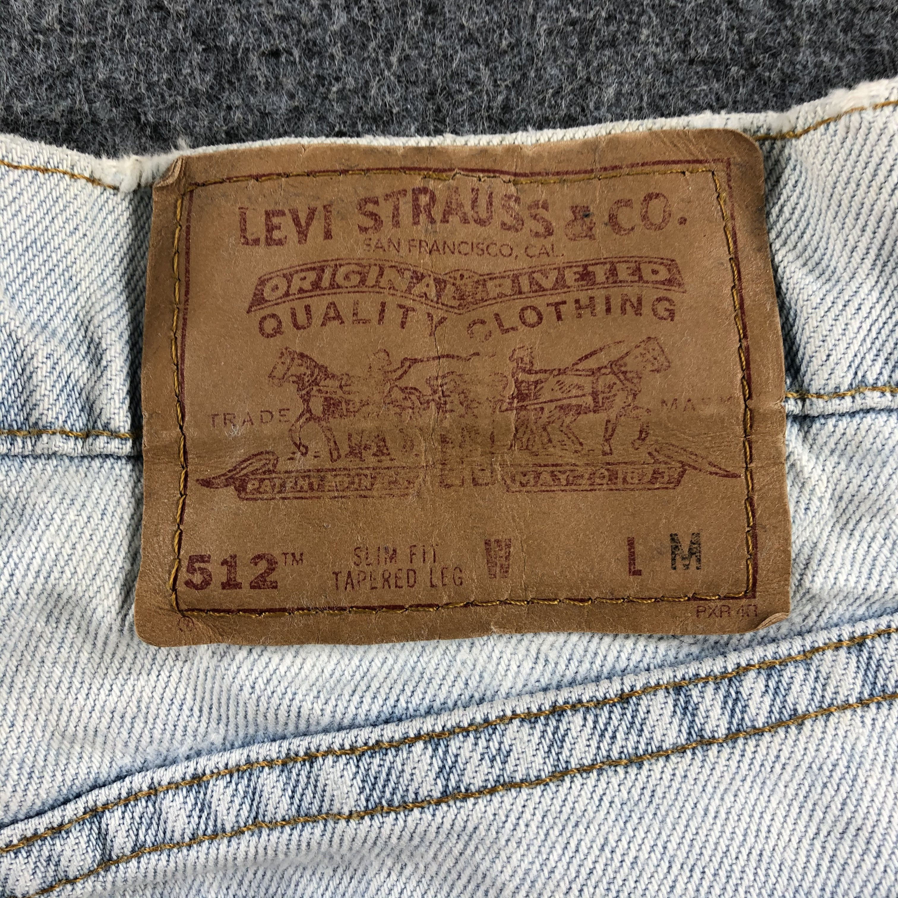 Levi's 90s Vintage Light Wash Levis 512 Jeans-J2319 Size US 29 - 5 Thumbnail