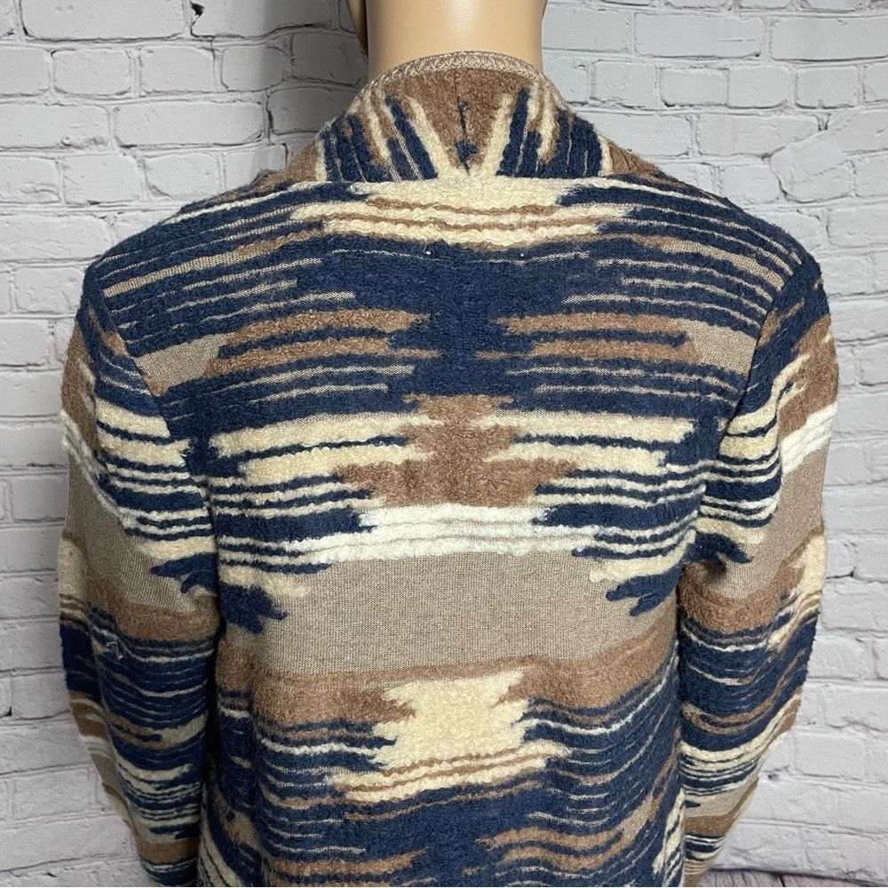 Lucky Brand NWT New $129 Lucky Brand Aztec Print Fringed Brushed Knit C Size S / US 4 / IT 40 - 7 Thumbnail