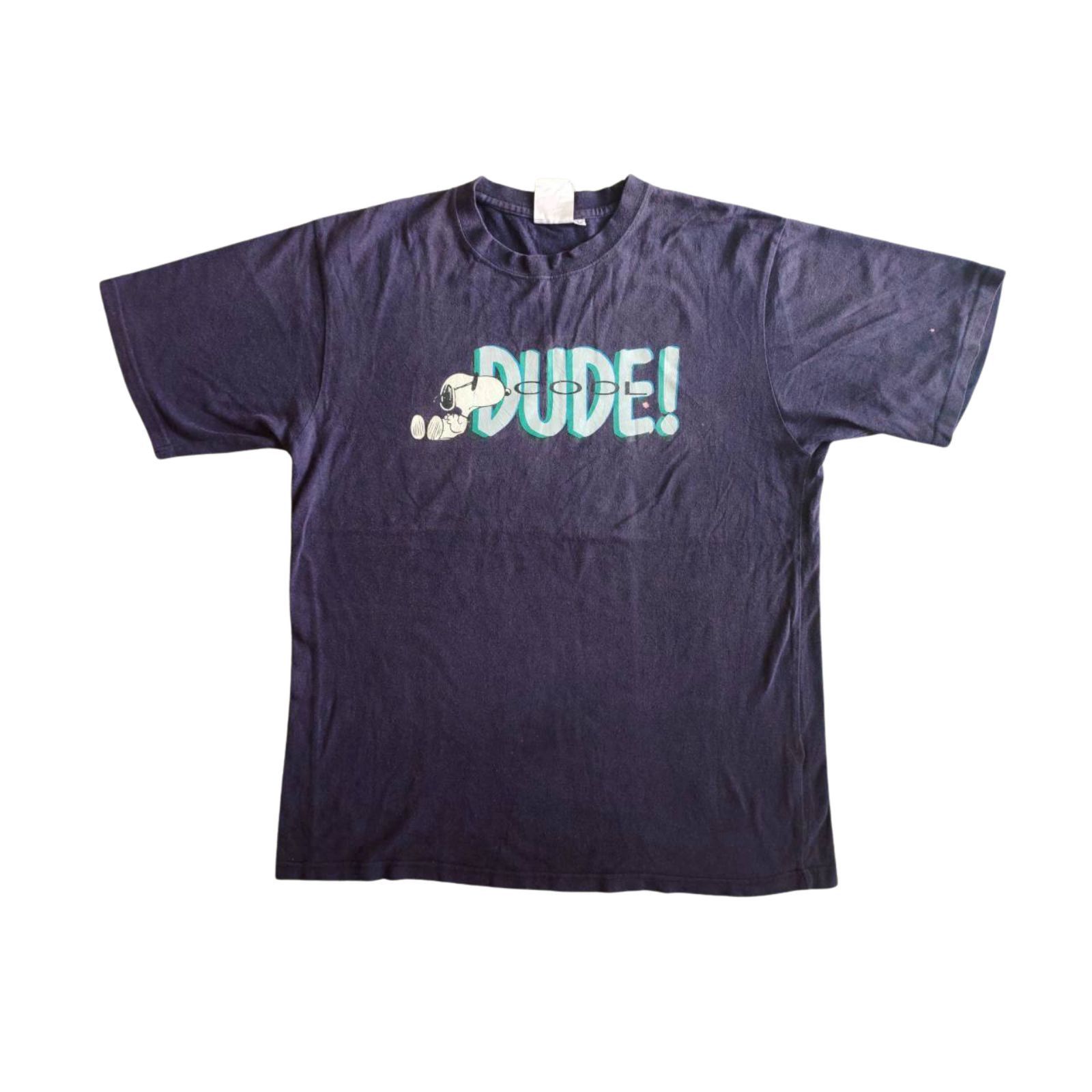 Peanuts 00s snoopy peanuts cool dude funny t shirt navy medium 20/27 Size US M / EU 48-50 / 2 - 1 Thumbnail