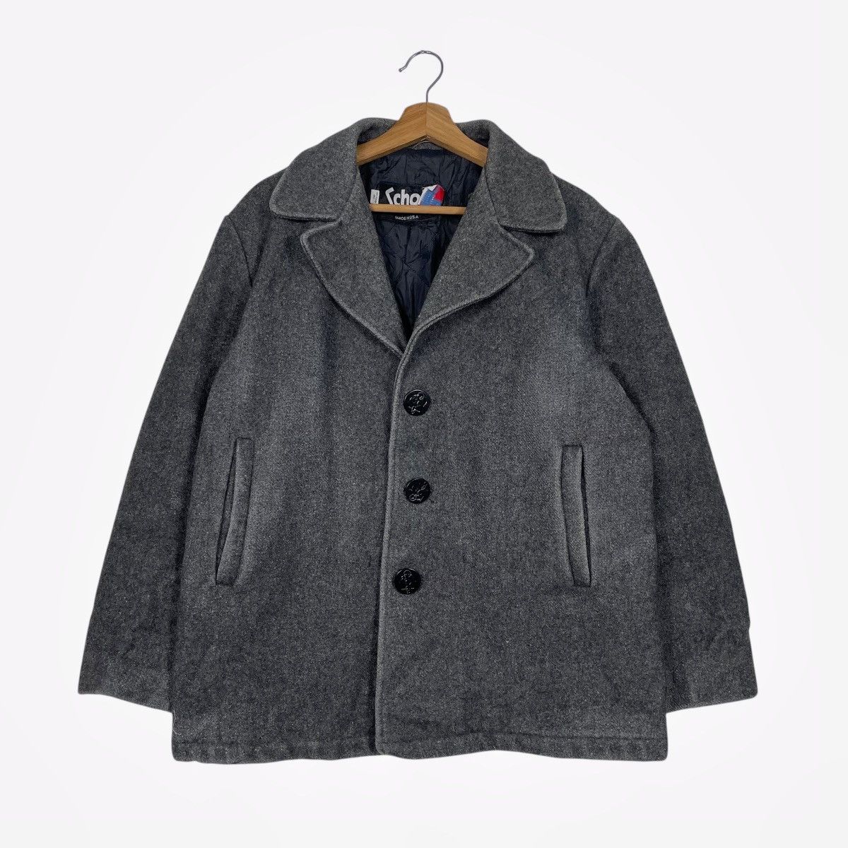 Schott Vintage Schott Black Coat Size US M / EU 48-50 / 2 - 1 Thumbnail