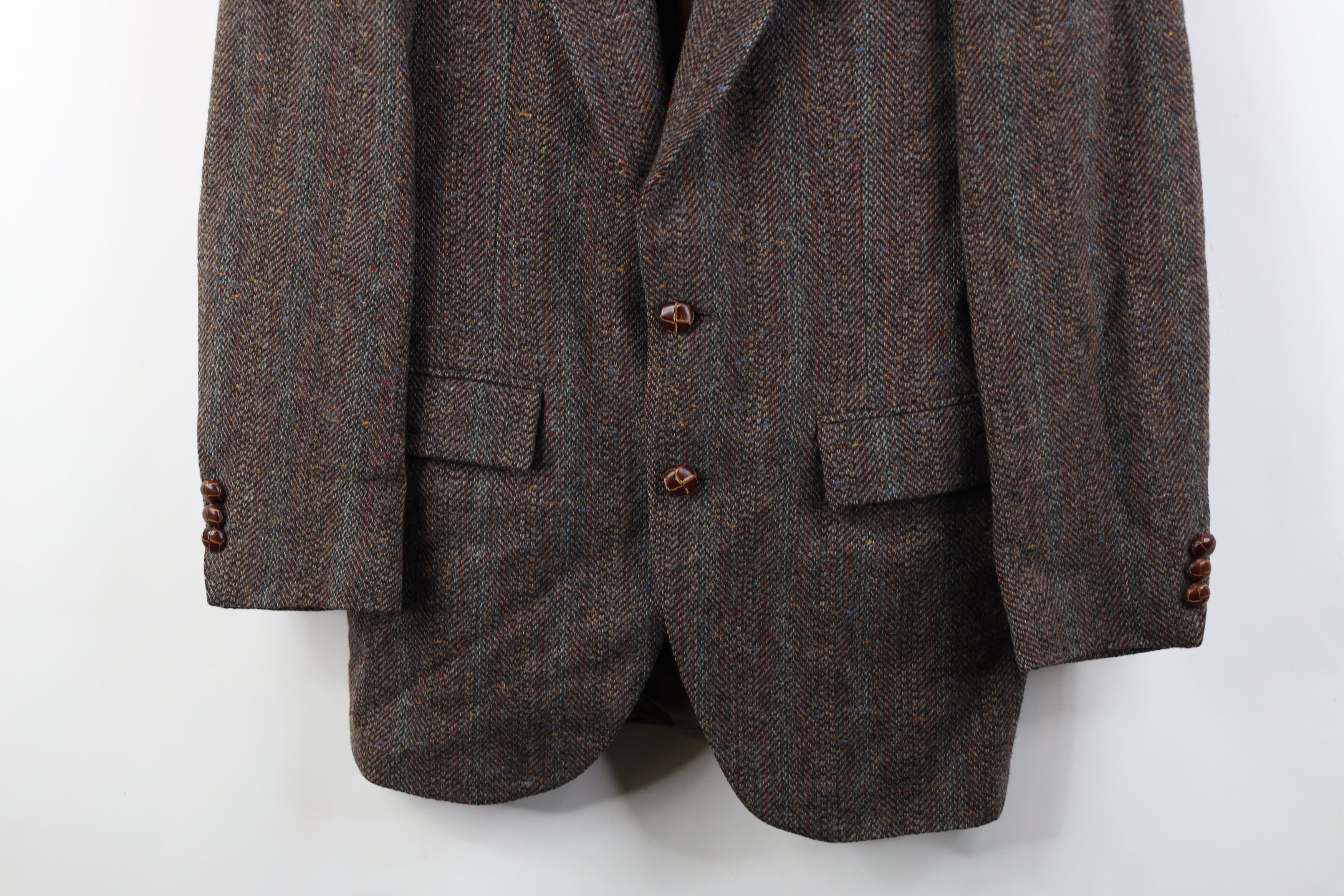 Vintage Vintage 60s Streetwear Wool Tweed Suit Blazer Jacket USA Size US XL / EU 56 / 4 - 3 Thumbnail