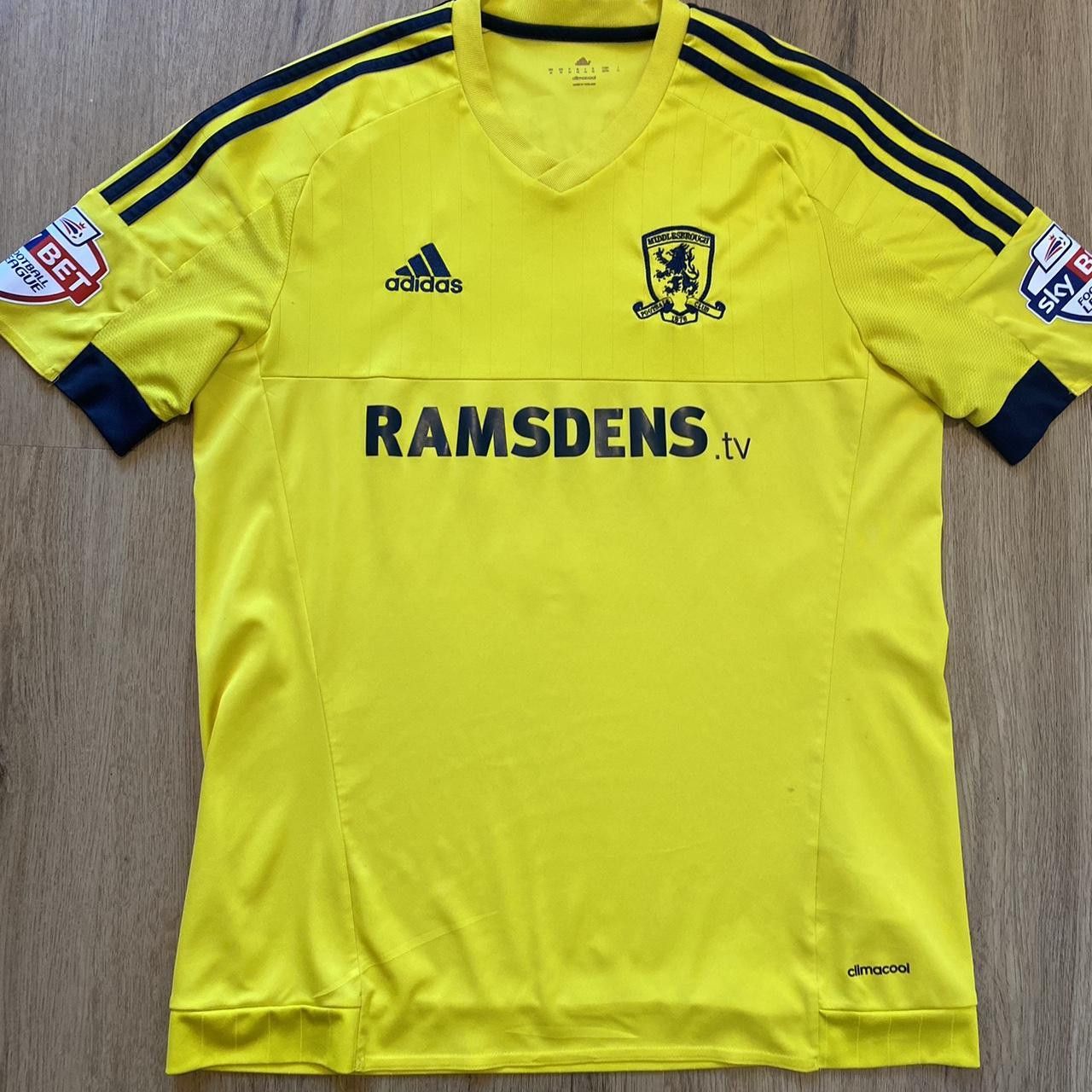 Adidas 2015-16 Middlesbrough Away *9 Rhodes Football Shirt Size US M / EU 48-50 / 2 - 2 Thumbnail