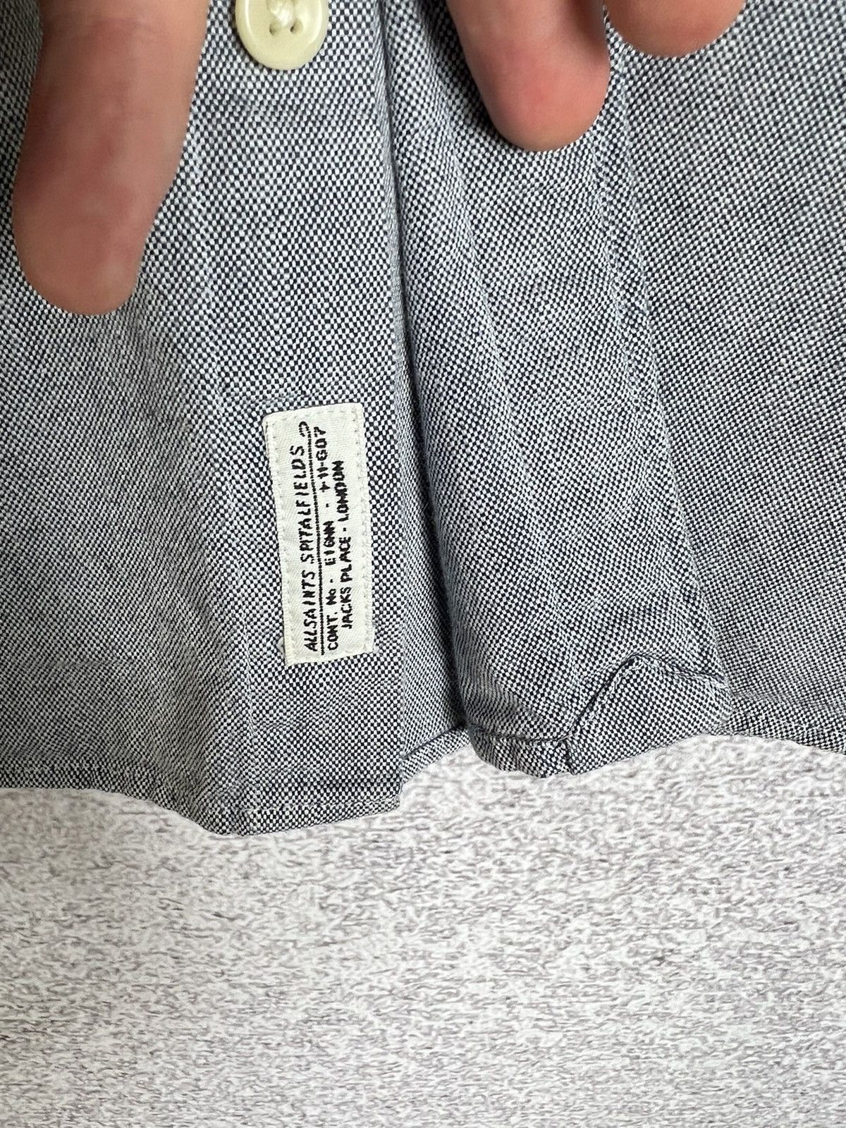 Allsaints Allsaints Luxury Design Shirt Long sleeve Size US M / EU 48-50 / 2 - 5 Thumbnail