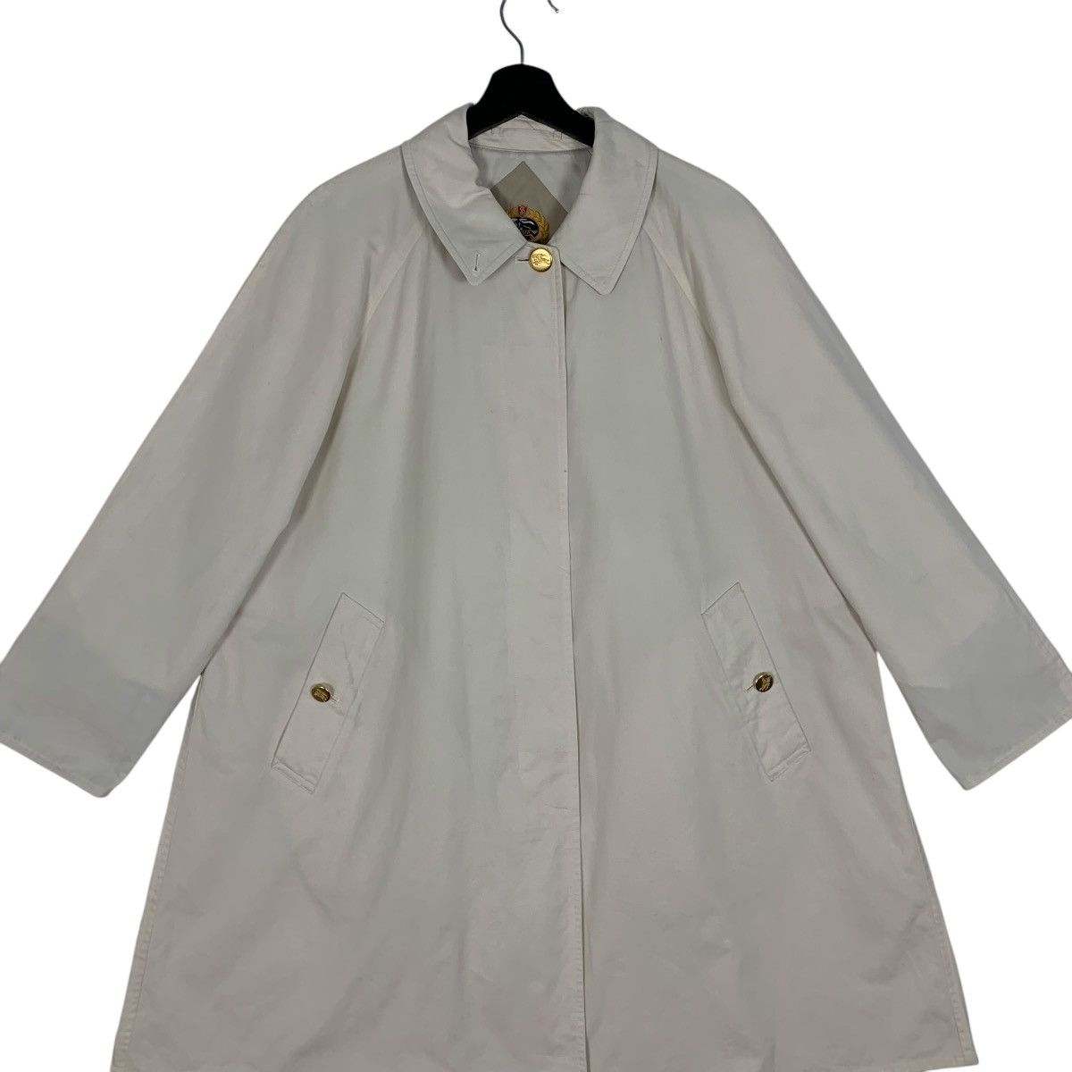 Burberry Vintage Burberry London Designer Luxury Trench Coat Size L / US 10 / IT 46 - 2 Thumbnail