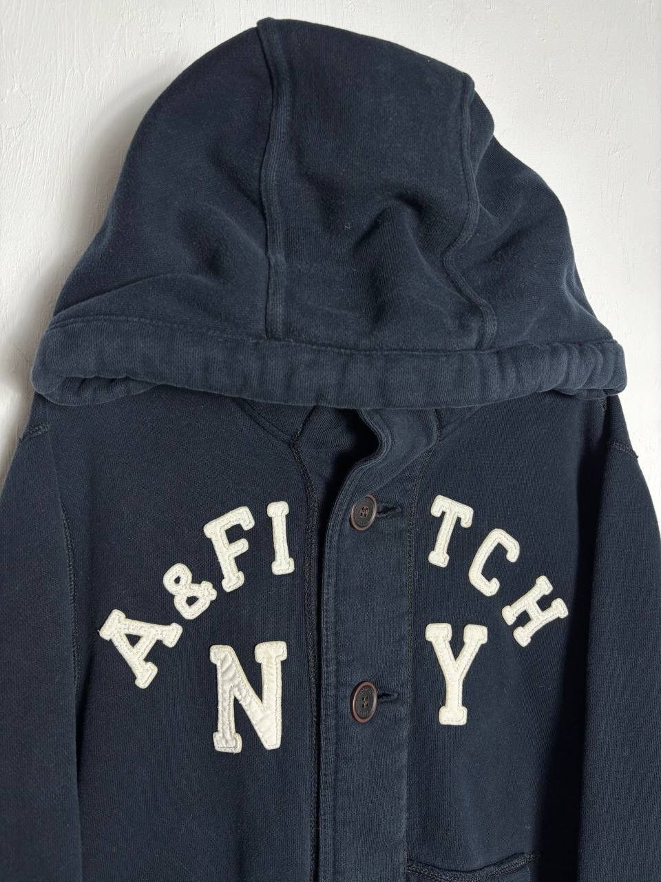 Abercrombie & Fitch Abercrombie Muscle Y2K Vintage Cotton Thick Hoodie Bomber Size US L / EU 52-54 / 3 - 3 Thumbnail