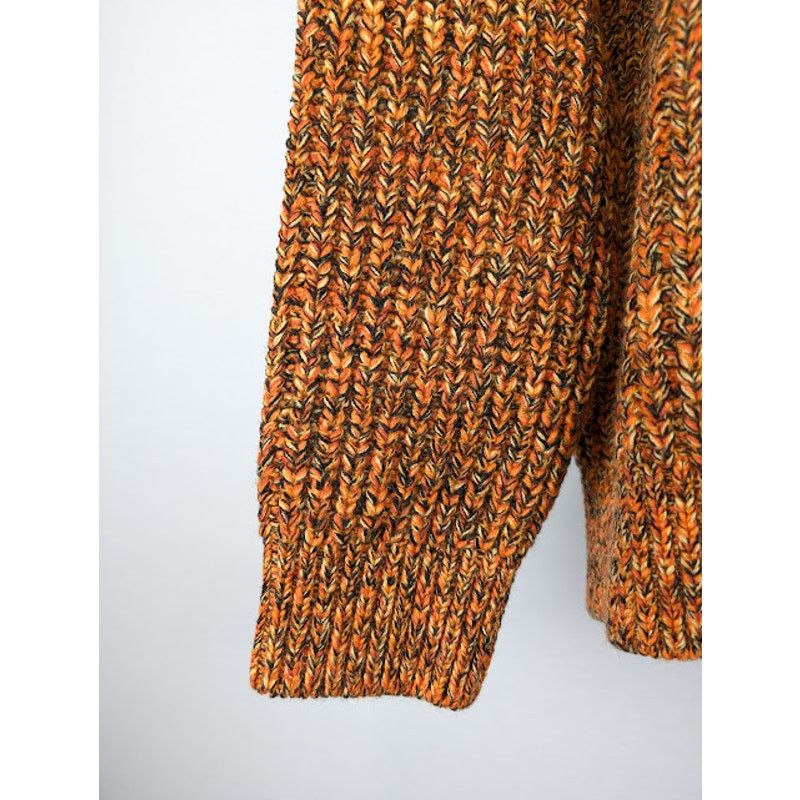 Burberry o1rshd1 Embroidered Logo Sweater in Bright Orange Size US M / EU 48-50 / 2 - 8 Thumbnail
