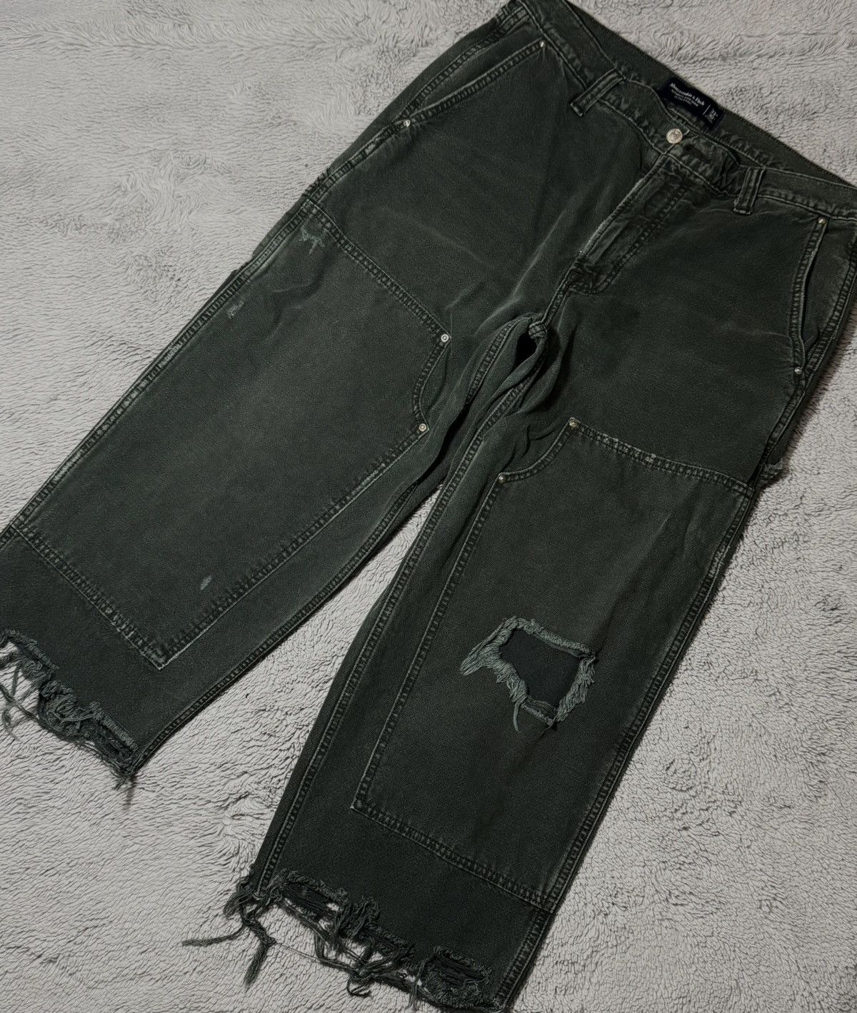 Abercrombie & Fitch Cropped and flared work pants. Size US 34 / EU 50 - 4 Thumbnail