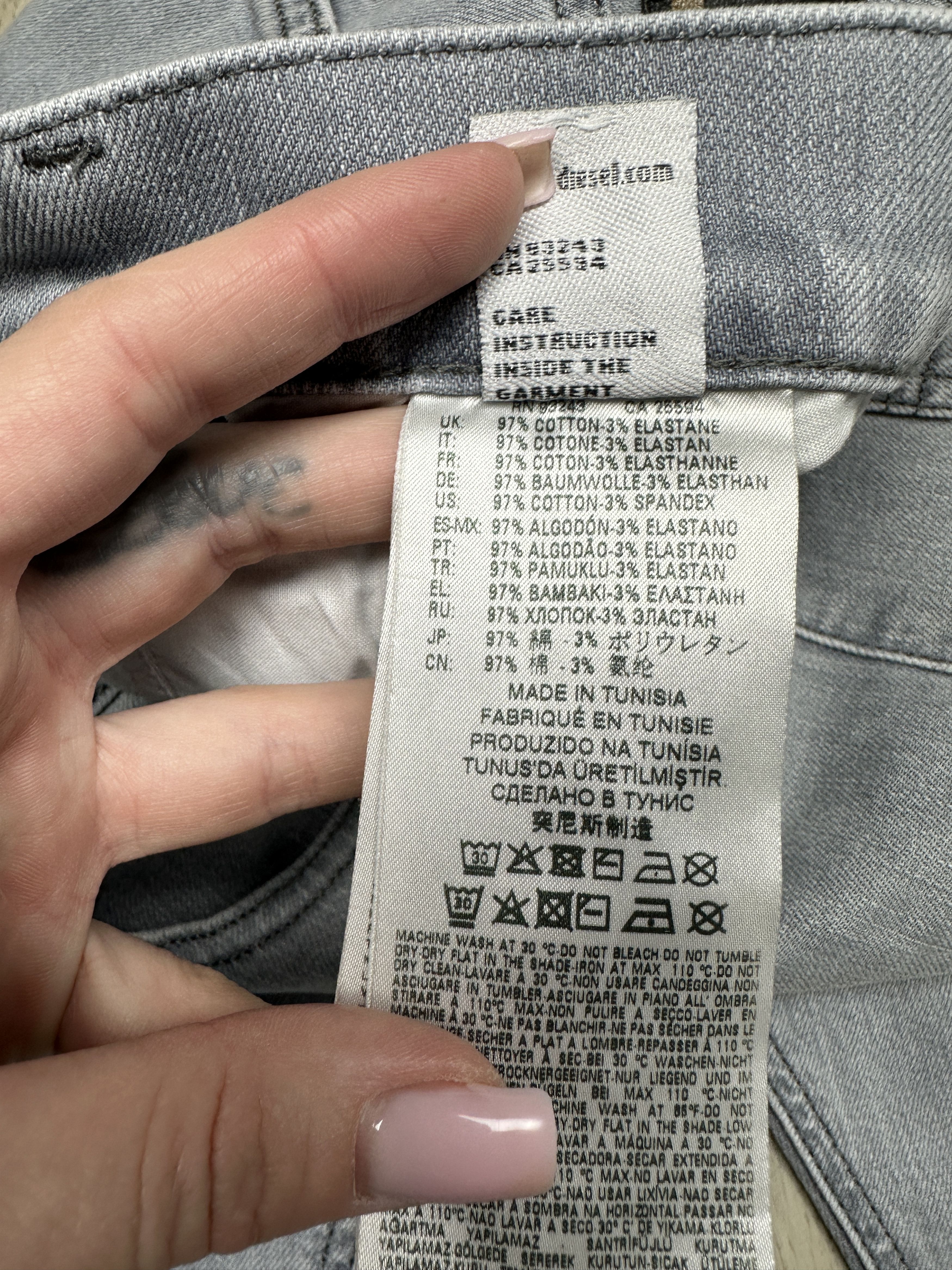 Diesel Diesel Mens D-Luster Denim Pants Jeans Size US 36 / EU 52 - 6 Thumbnail