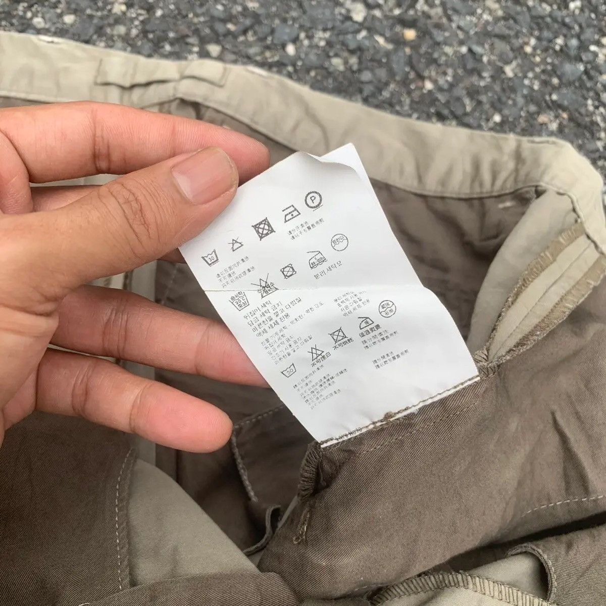 Designer × Prada × Vintage Prada W34 L33 Trousers Blank Designer Chino Pants Size US 34 / EU 50 - 15 Thumbnail