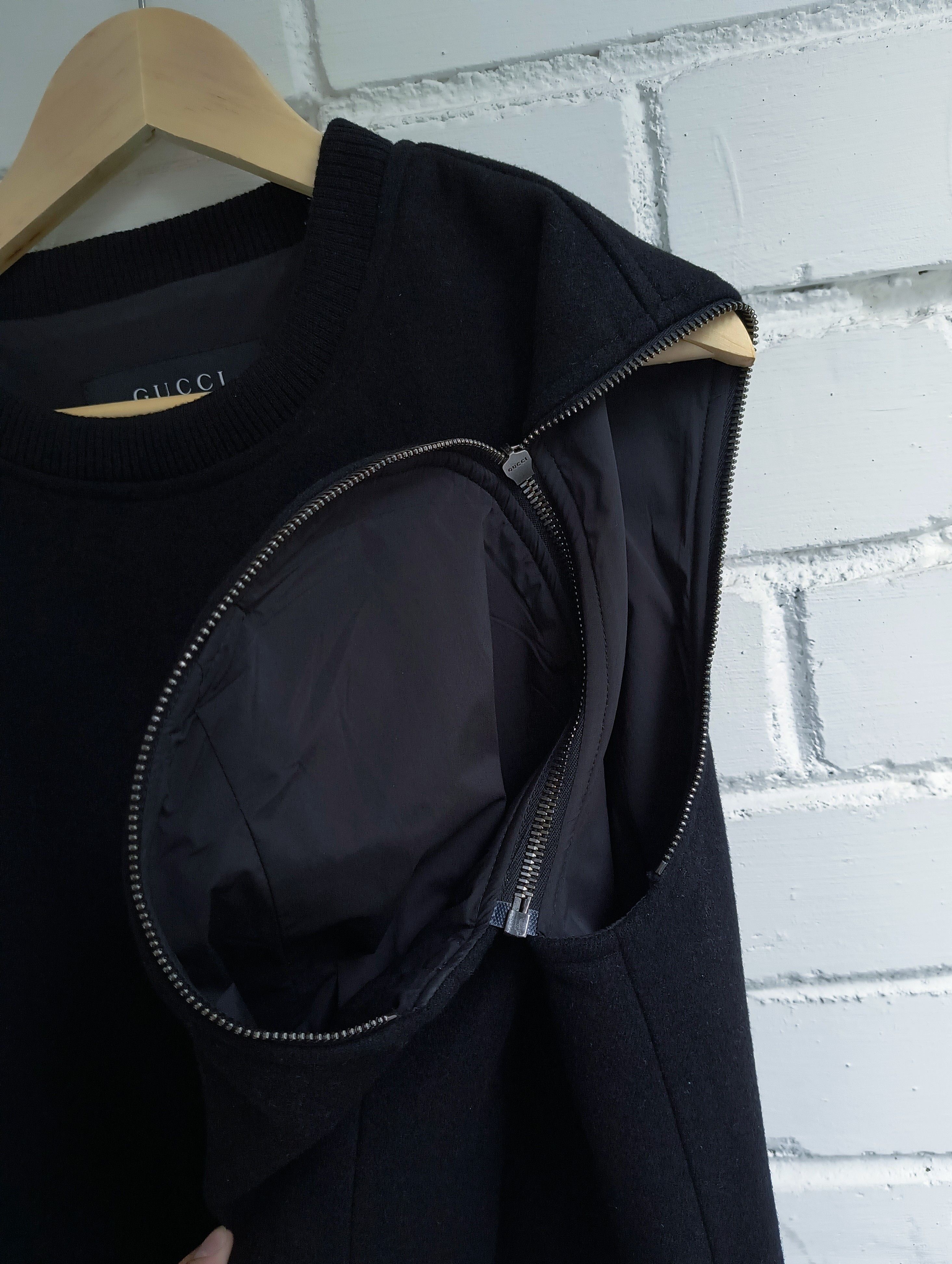 Gucci Gucci Black Wool/Nylon Jacket Vest 2in1 Size US M / EU 48-50 / 2 - 6 Thumbnail