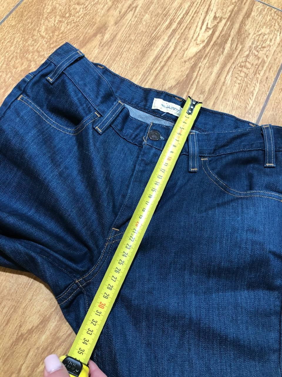 Levi's LEVI'S Womens Skinny Jeans Blue Cotton streetwear Size 28" / US 6 / IT 42 - 8 Thumbnail