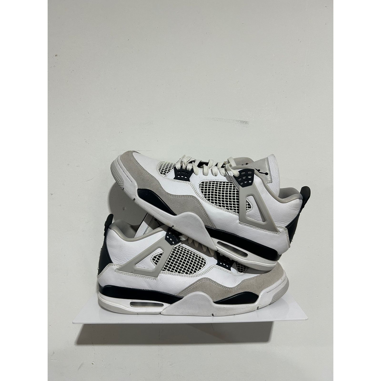 Nike NIKE JORDAN 4 MILITARY BLACK Size US 13 / EU 46 - 3 Thumbnail