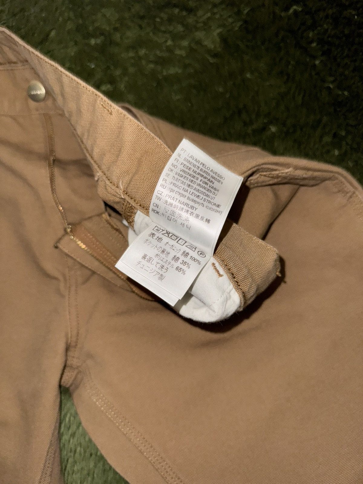Carhartt Wip [30x32] Carhartt WIP Canvas Single Knee Carpenter Pants Size US 30 / EU 46 - 4 Thumbnail