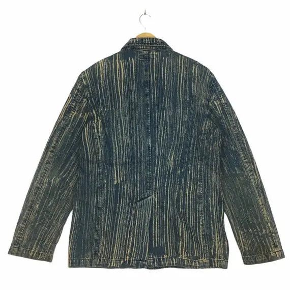 Katharine Hamnett London Distress Denim Jeans Jacket Boro
