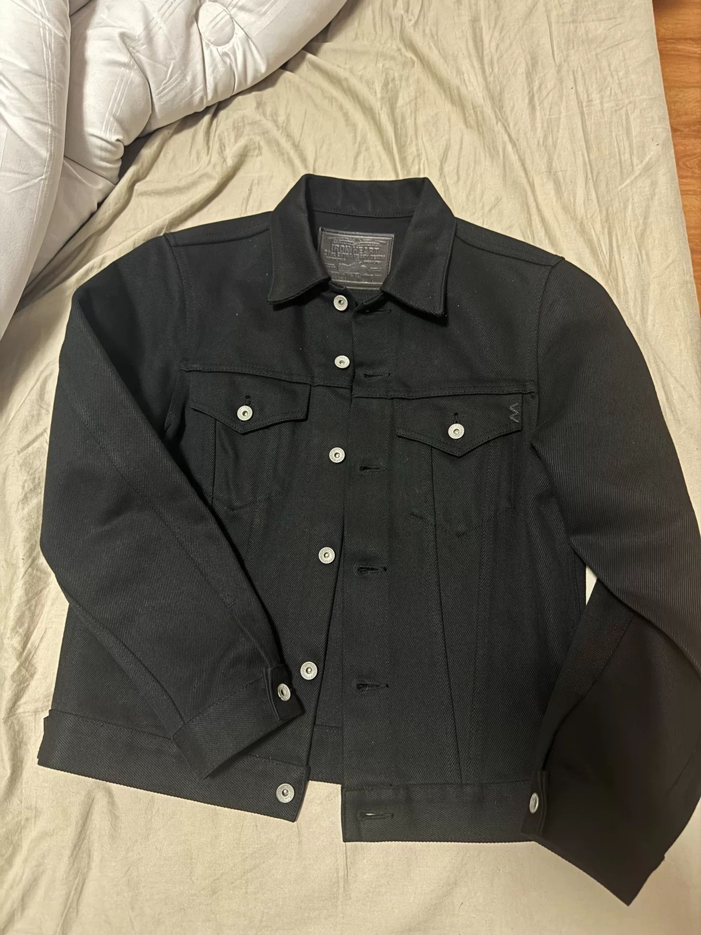 Iron Heart Iron Heart Black Denim Jacket Size US S / EU 44-46 / 1 - 1 Thumbnail