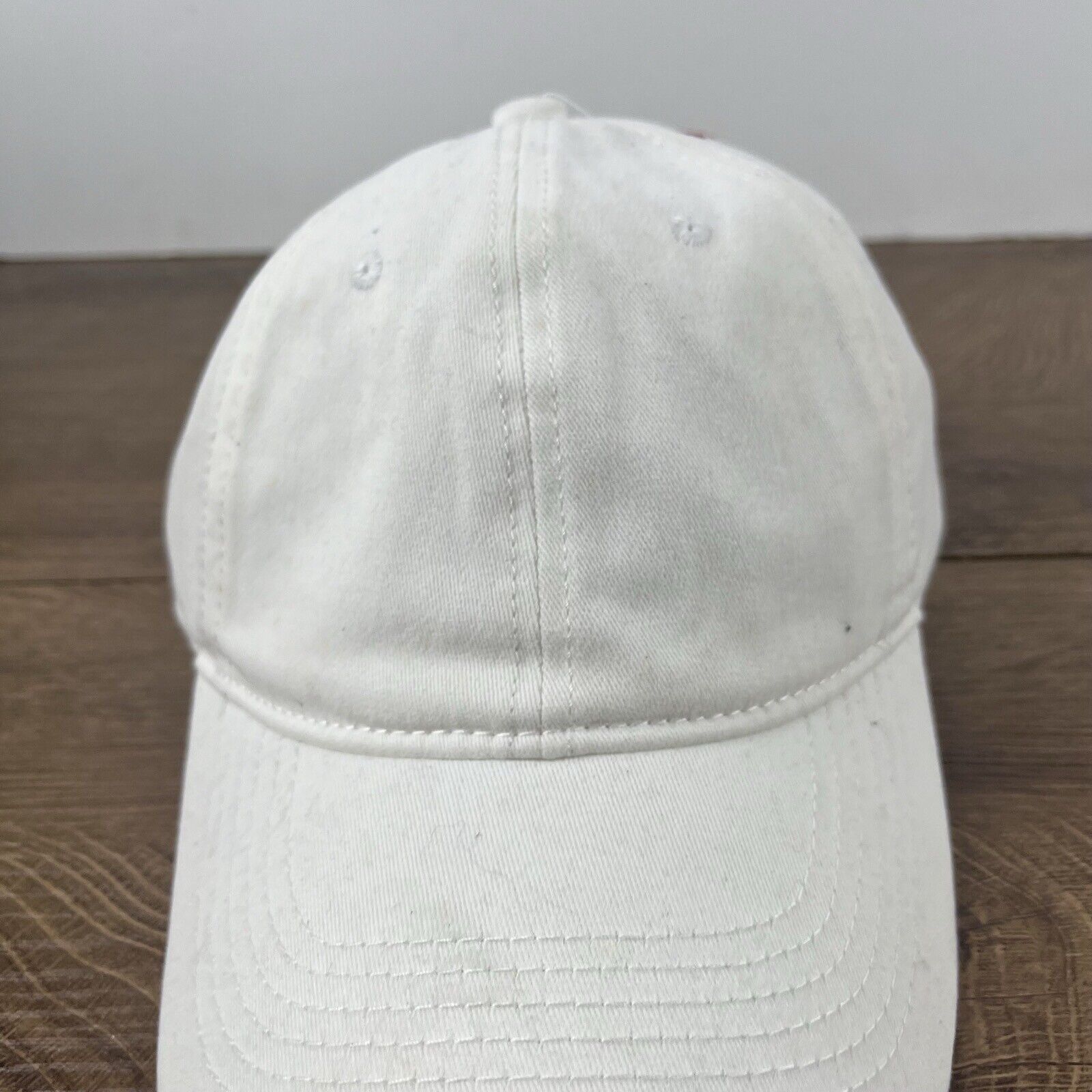 Other Plain White Running Hat Athletic White Cap Hat Adjustable Ha Size ONE SIZE - 7 Thumbnail