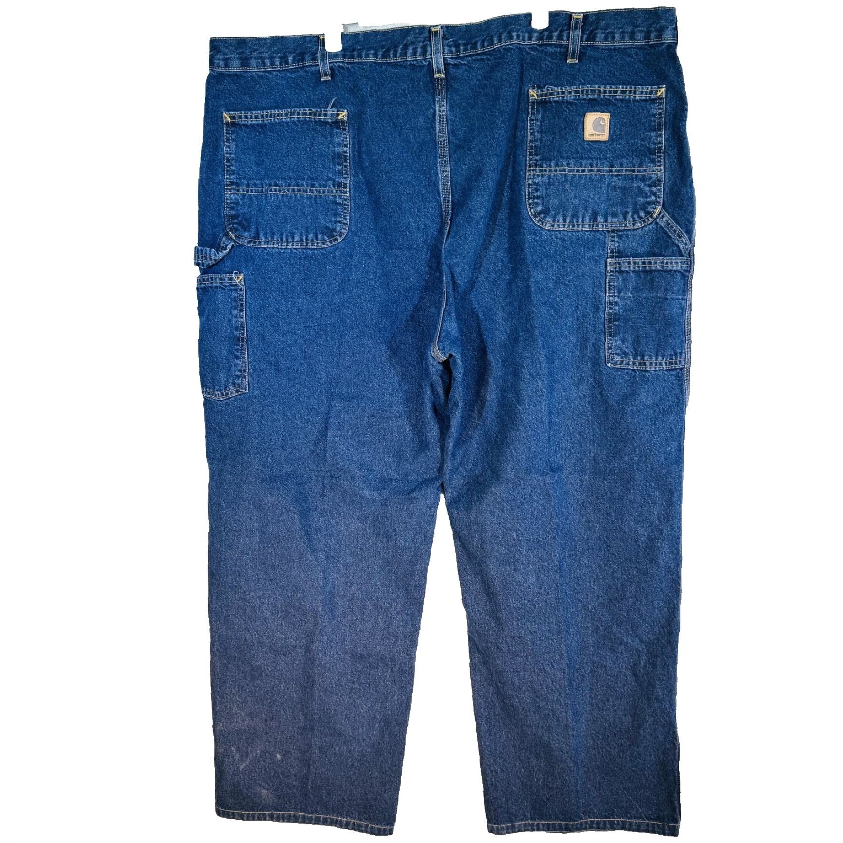Carhartt Carhartt Jeans Mens 48x32 Blue Dark Wash Relaxed Straight Dungaree Fit Jeans Size US 32 / EU 48 - 6 Thumbnail