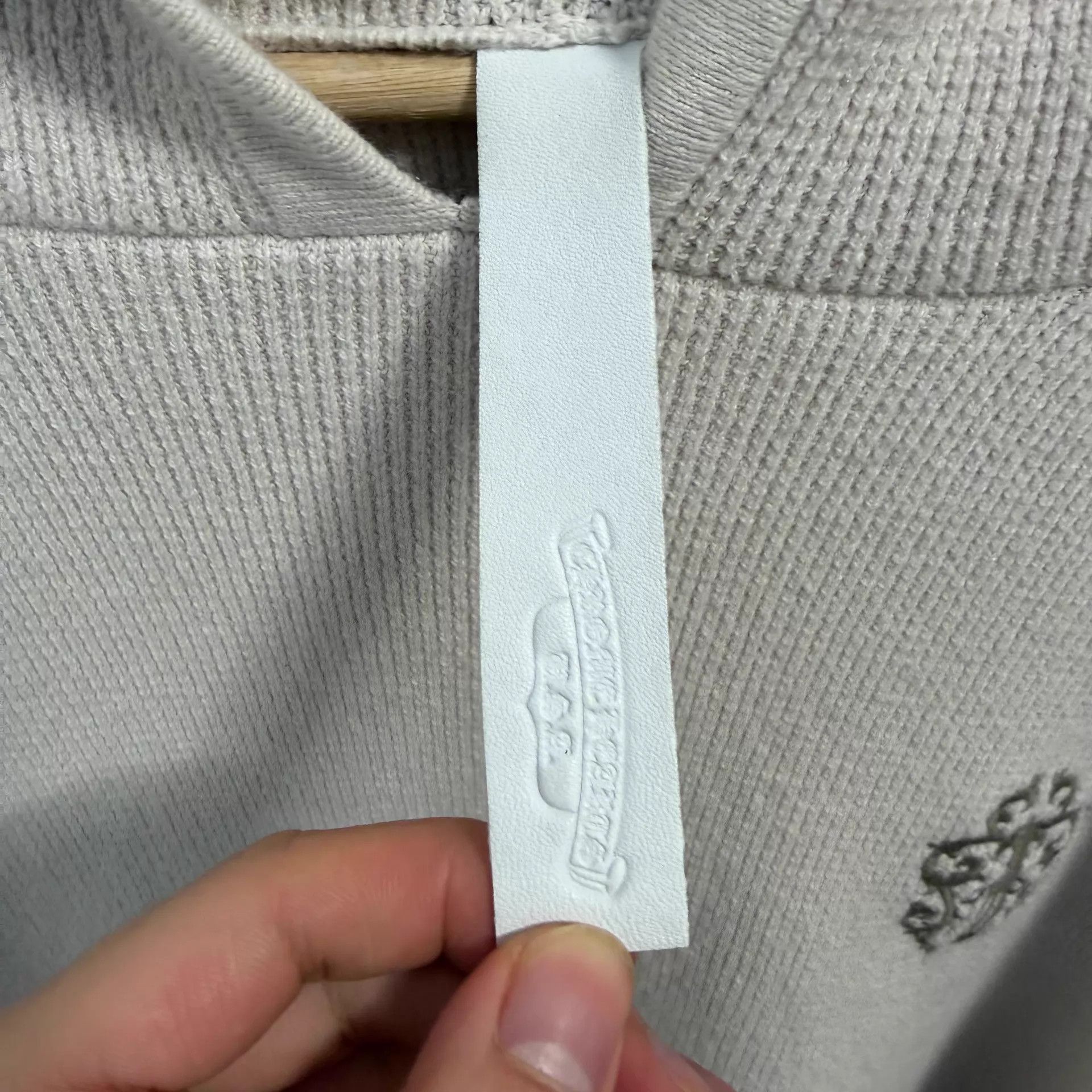 Chrome Hearts Chrome Hearts Oatmeal Cashmere Sword Hoodie L Size US L / EU 52-54 / 3 - 4 Thumbnail