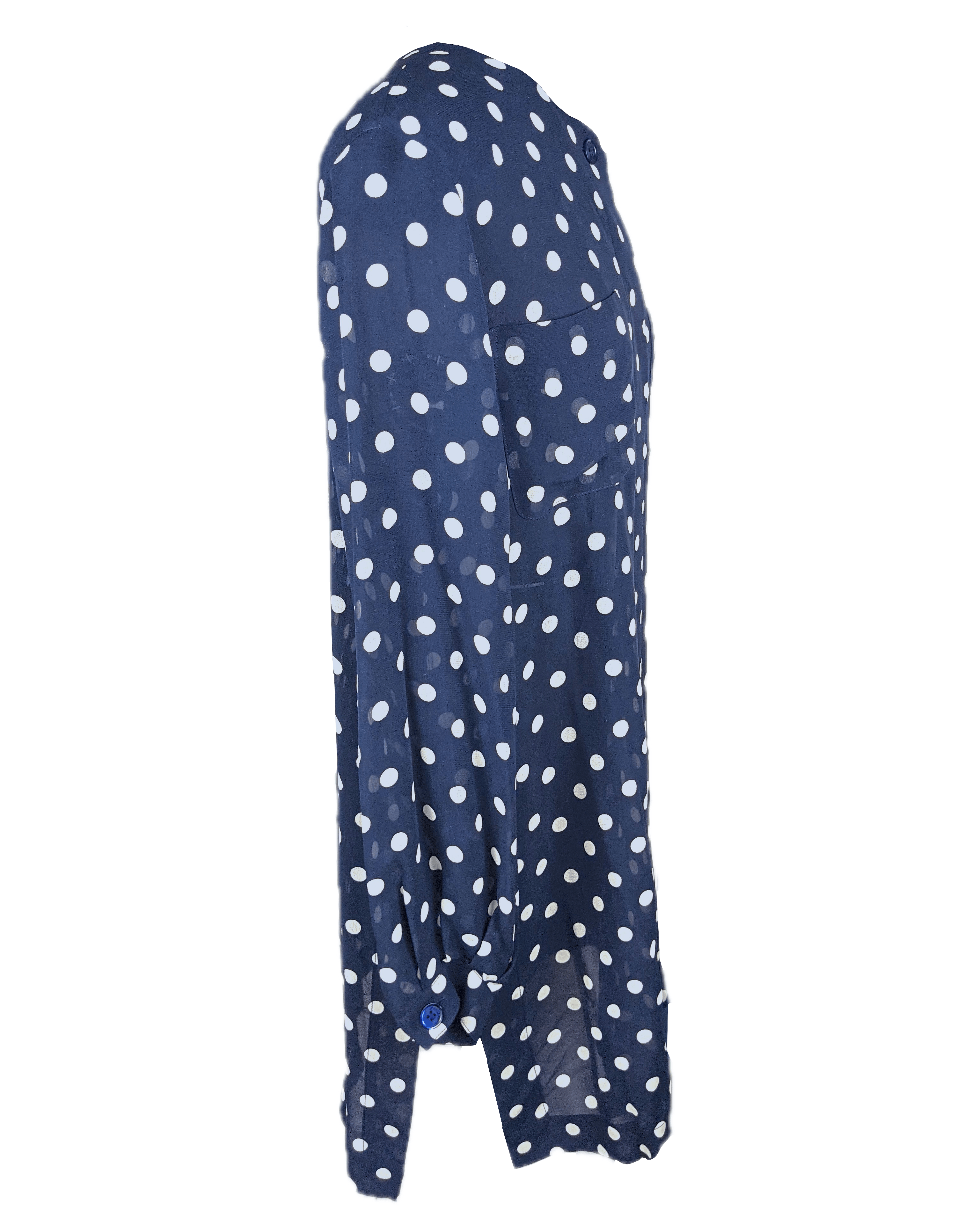 Celine 1990’s Celine Polka Dot Blouse Size ONE SIZE - 3 Thumbnail