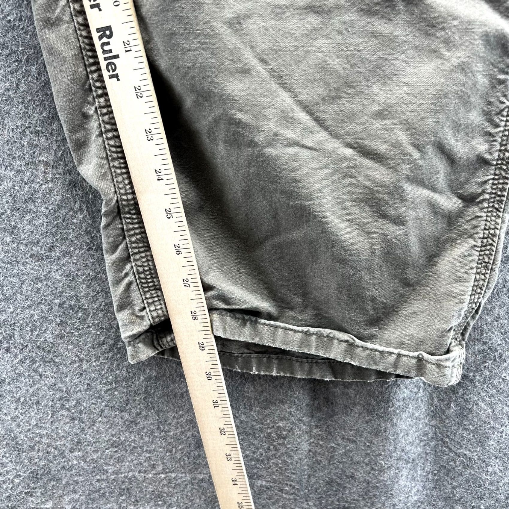 Carhartt VINTAGE? No — Carhartt Pants Men 46x30 Khaki Beige Canvas B151 LBR Cargo Pocket Straight Front Regular Waist 46in Cotton Workwear Accessories Temporis Size US 30 / EU 46 - 5 Thumbnail