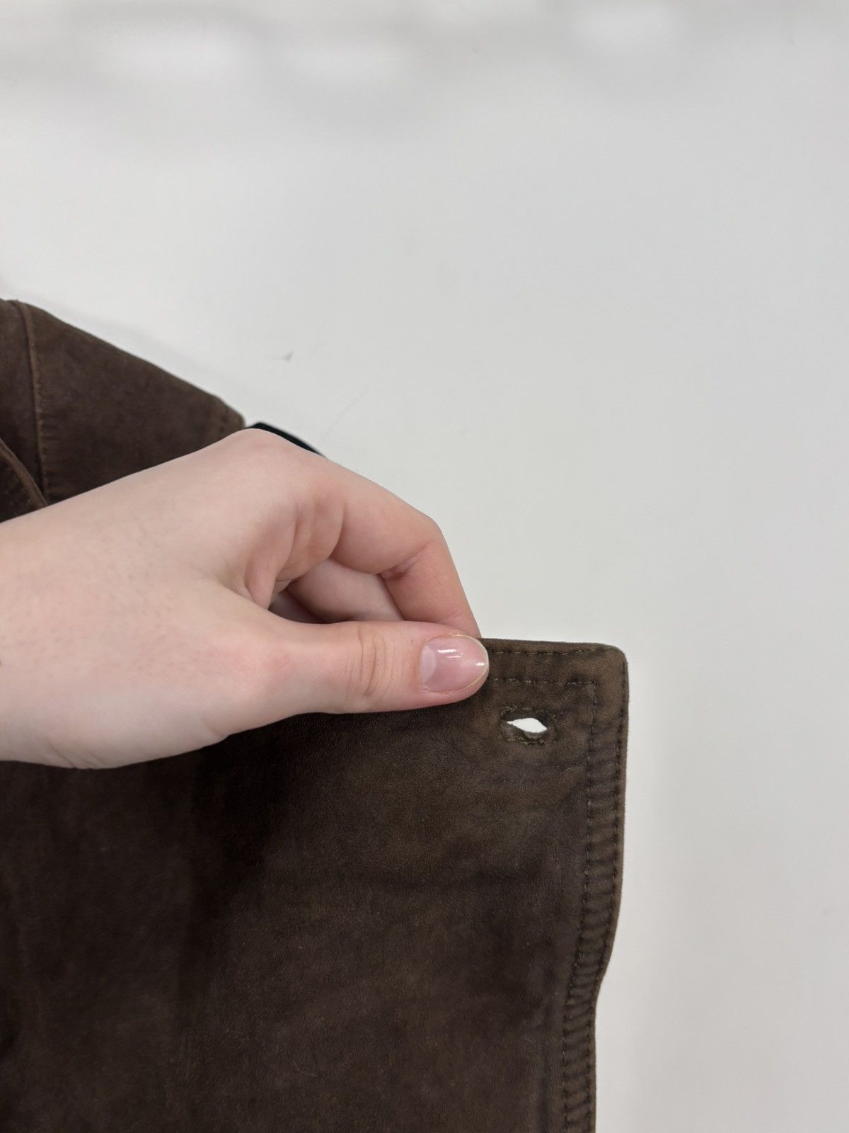 Diesel Diesel L-Zoe NWT Women’s Brown Suede Leather Vest Jacket Size L / US 10 / IT 46 - 12 Thumbnail