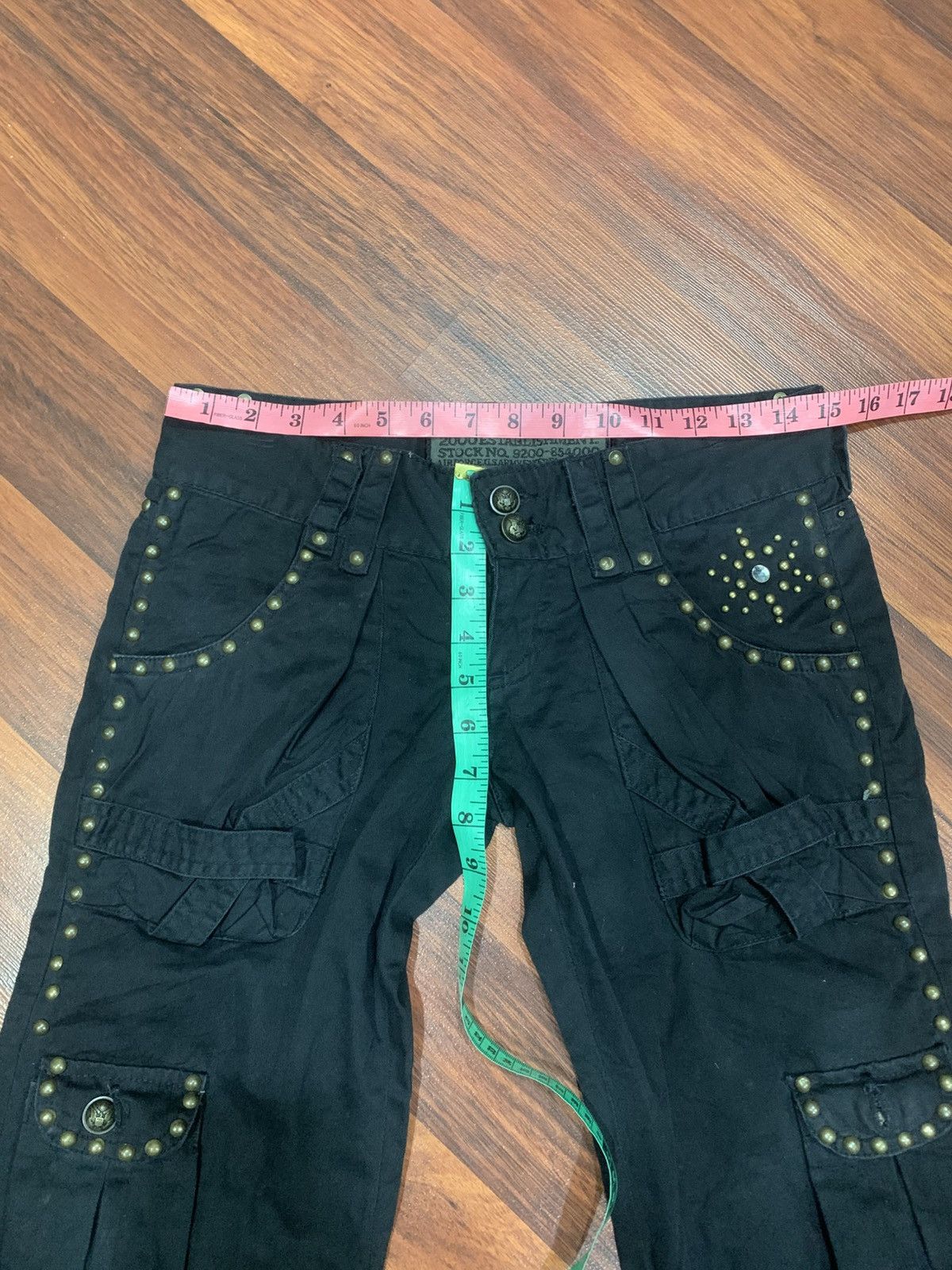 MOUSSY Moussy Airforce Studded Us Army Pants Size 30" / US 8 / IT 44 - 10 Thumbnail