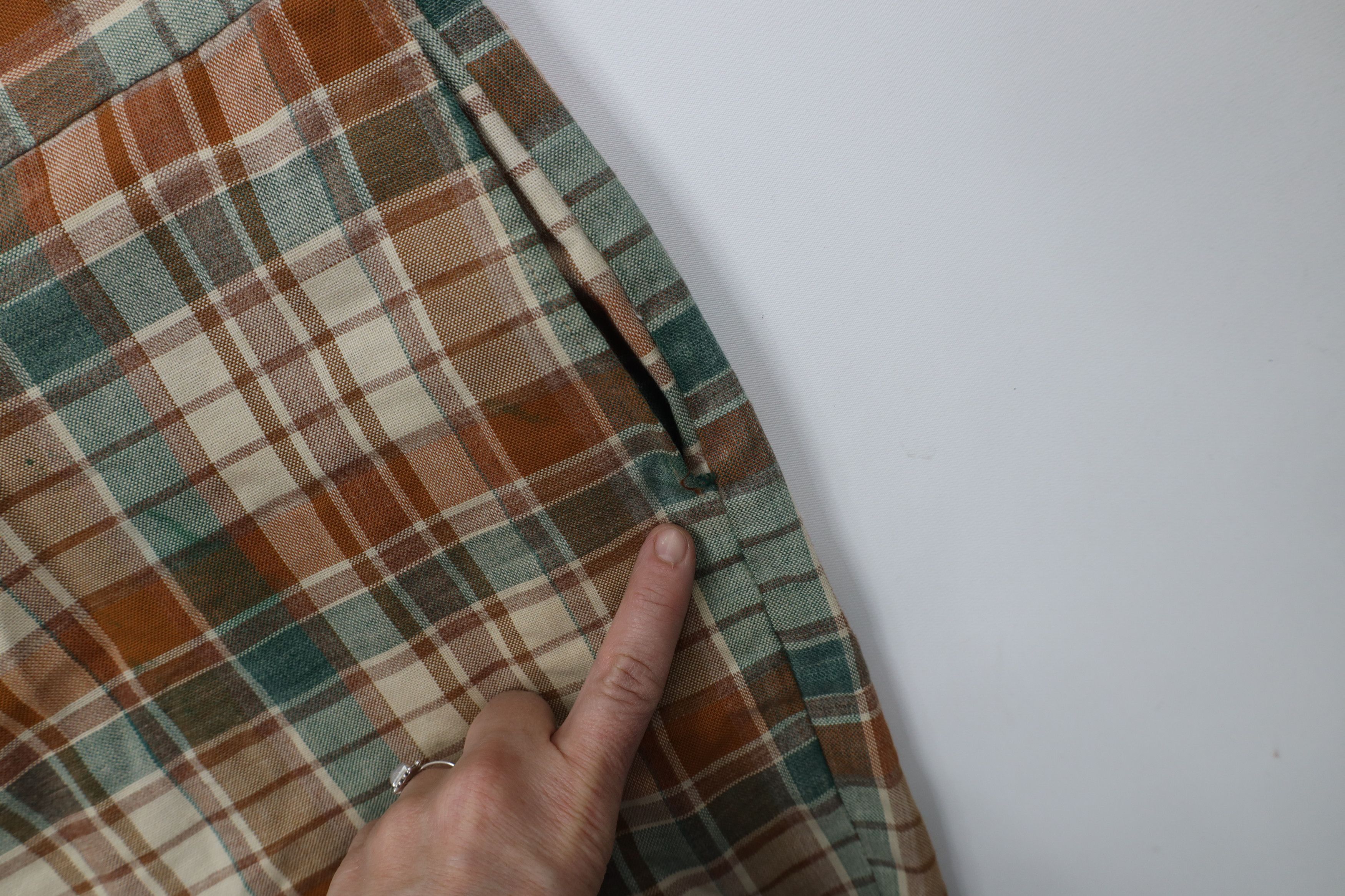 Vintage Vintage 50s 60s Streetwear Above Knee Chino Shorts Plaid USA Size US 40 / EU 56 - 7 Thumbnail