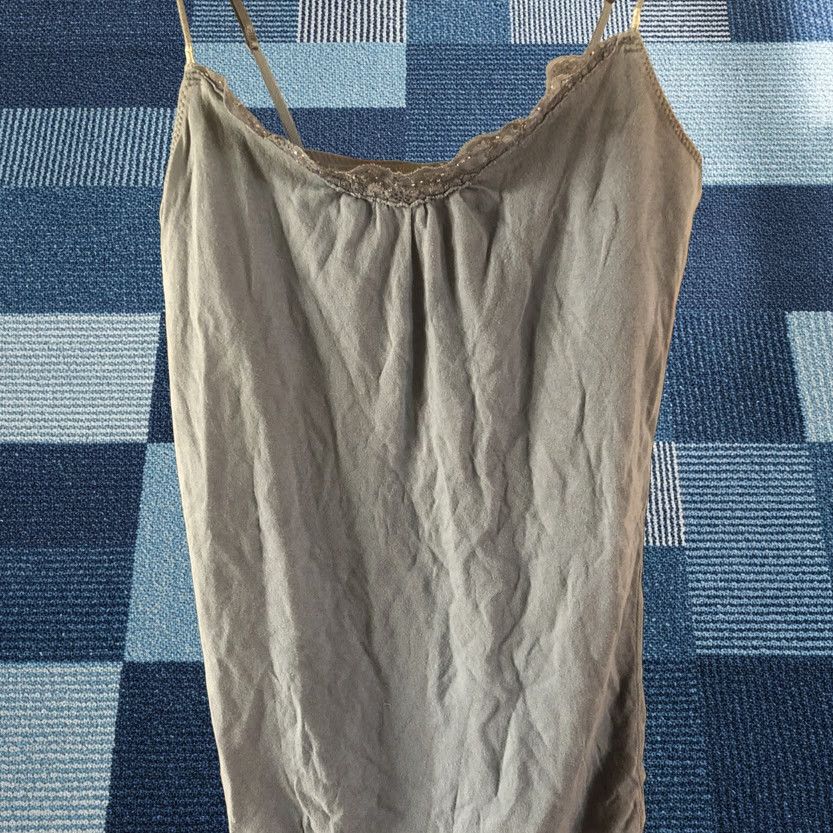 American Eagle Outfitters American Eagle Outfitters Camisole Tank Built-In Bra Lace Top M Multicolor Blue M Womens Vest Shirt Size M / US 6-8 / IT 42-44 - 1 Thumbnail