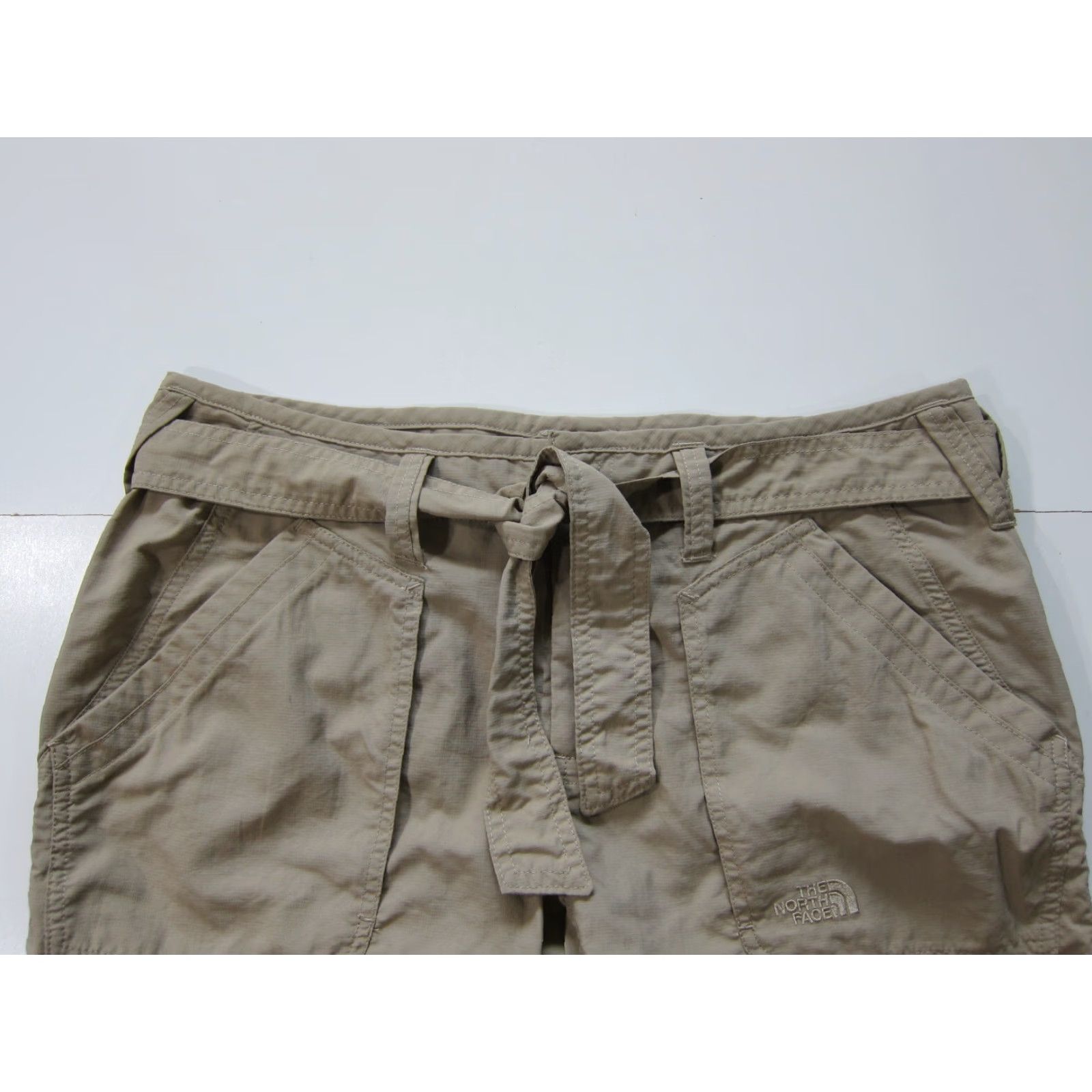 The North Face The North Face 100% Nylon Brown Beige Hike Camp Travel Shorts Women 12 Size 24" / US 00 / IT 34 - 5 Thumbnail