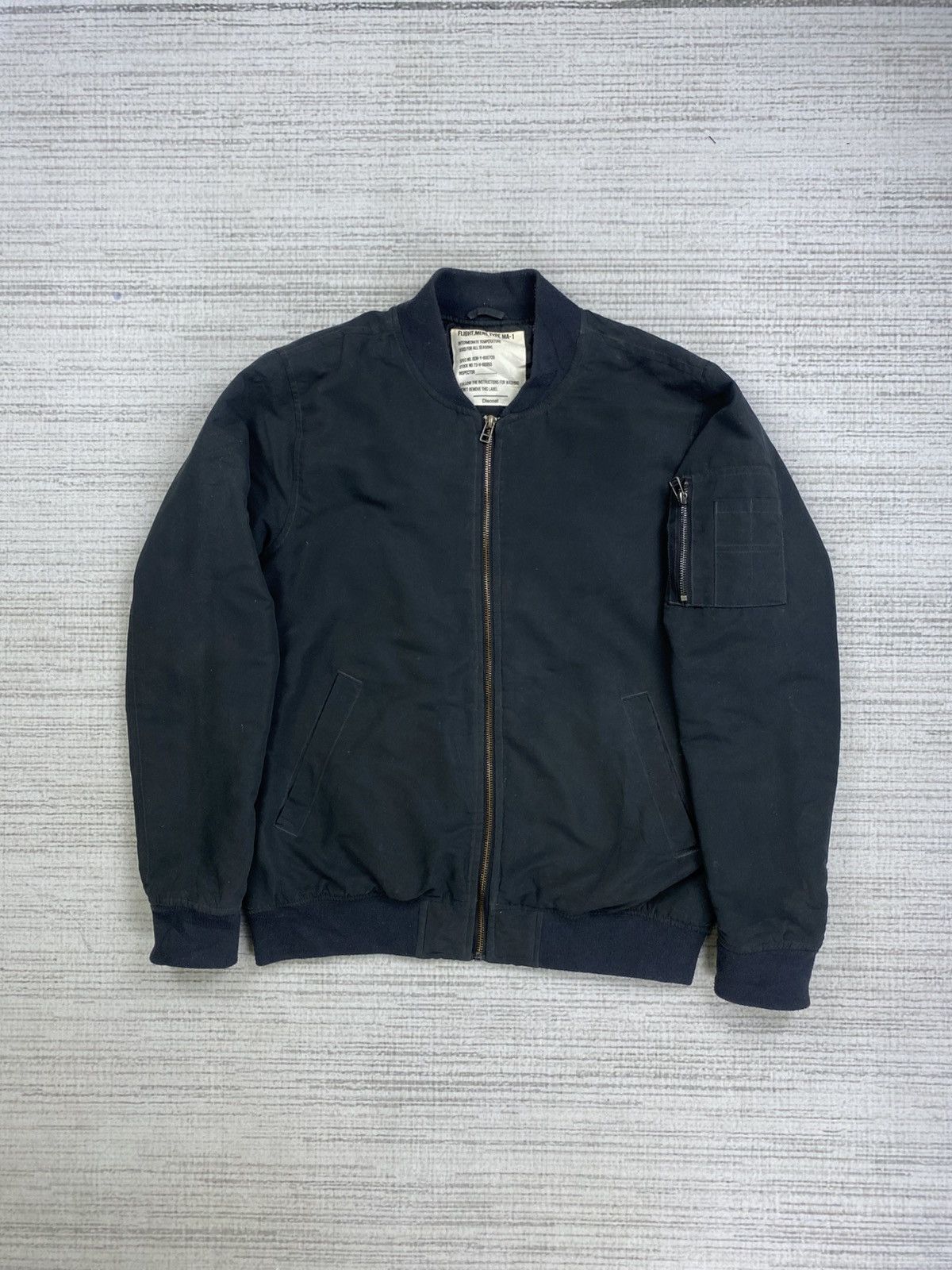 Japanese Brand Discoat Type MA-1 Flight Bomber Jacket Size US M / EU 48-50 / 2 - 1 Thumbnail