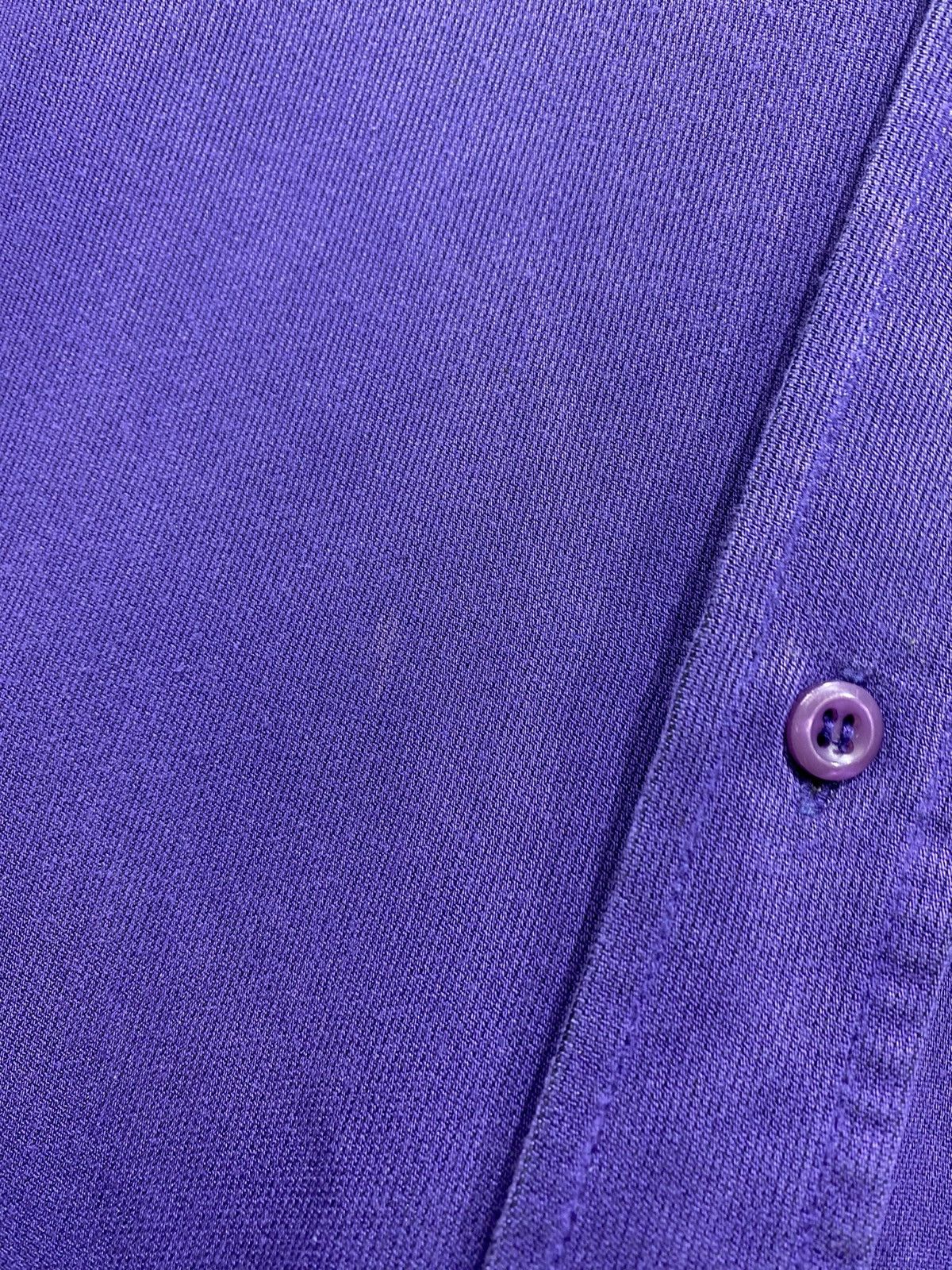 Yves Saint Laurent Vintage Yves Saint Laurent YSL Purple Button Up Shirt Size US XXL / EU 58 / 5 - 18 Thumbnail
