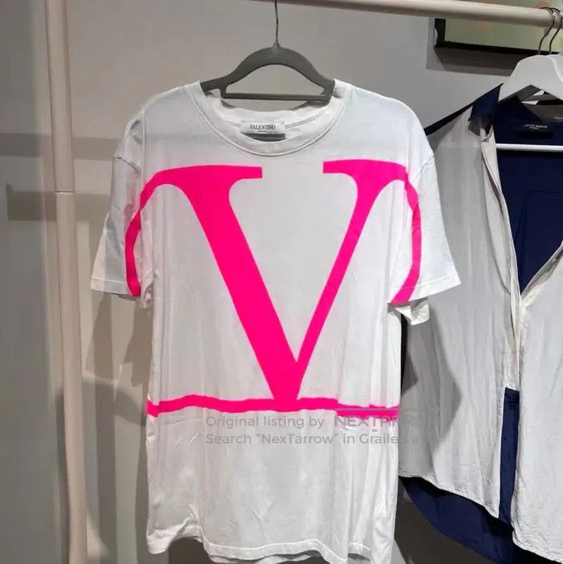 Valentino Valentino M Size White Cotton T-shirt . Size M / US 6-8 / IT 42-44 - 1 Thumbnail
